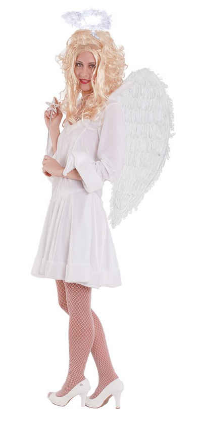 Karneval-Klamotten Engel-Kostüm Engel Damenkostüm Weihnachten, Weihnachtskostüm Erwachsene