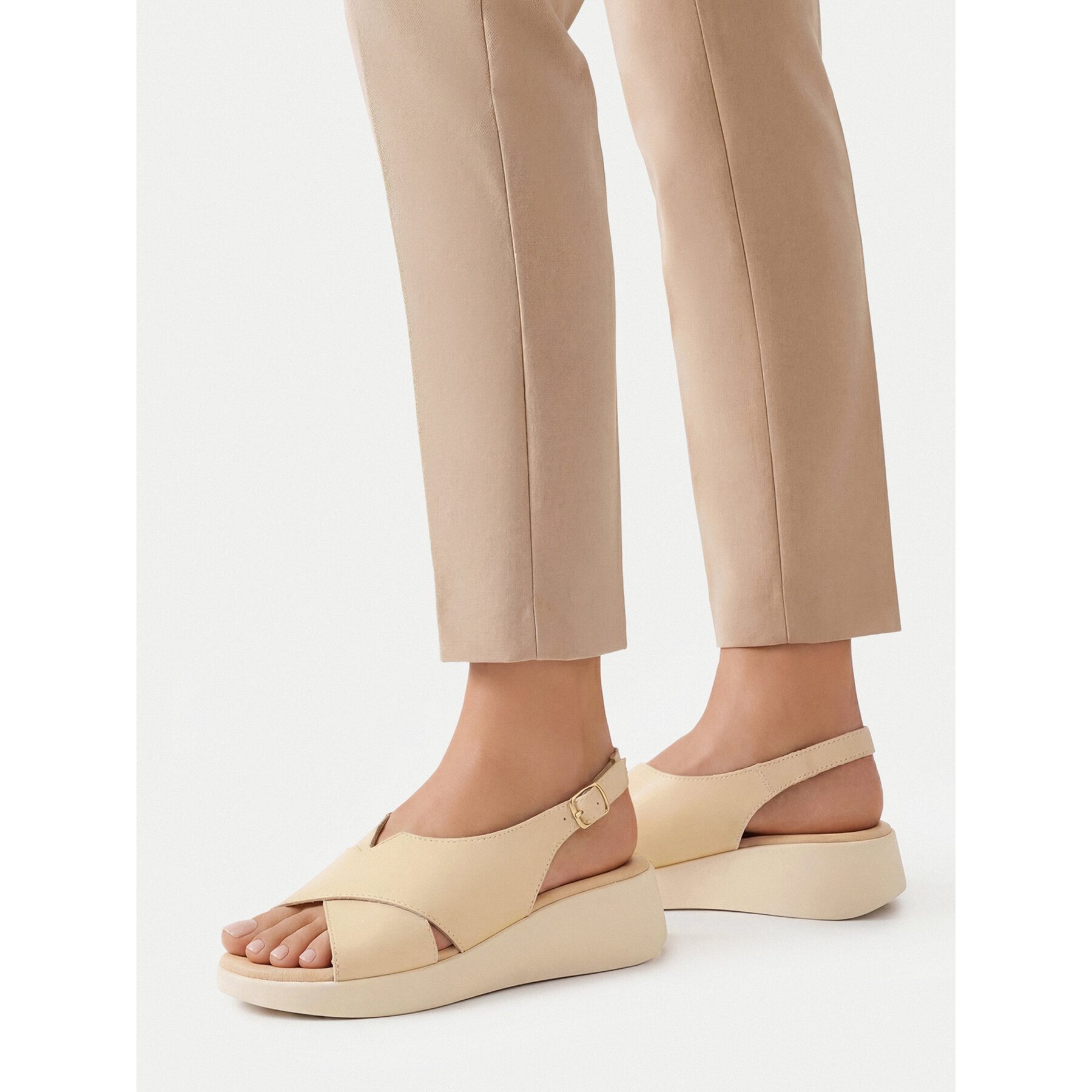 LASOCKI Lasocki Damen-Sandalen Beige Sandale – Bild 2 von 4