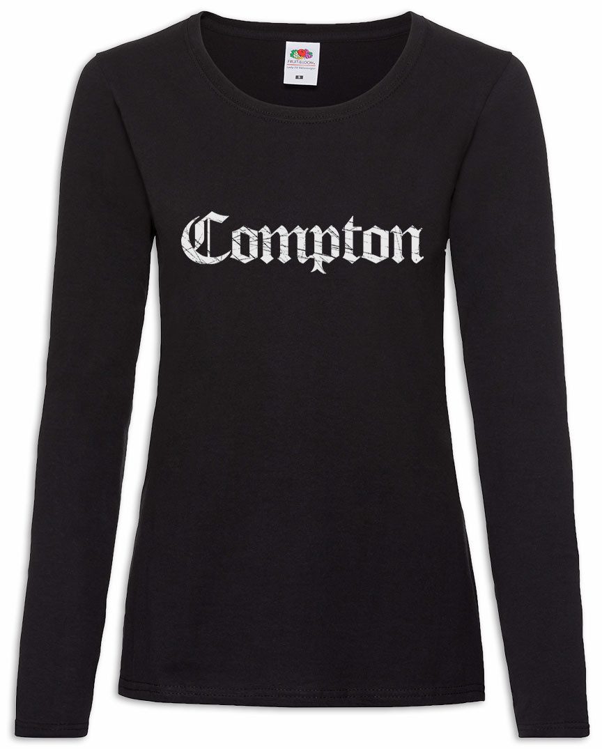Langarmshirt Urban Backwoods Compton A Damen Langarmshirt Ghetto Gang Los Angeles