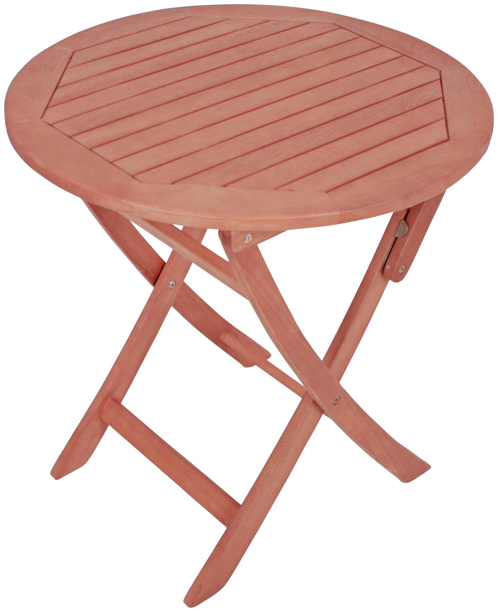 Garden Pleasure Klapptisch Stockholm Rund Braun Ø 70 cm günstig online kaufen