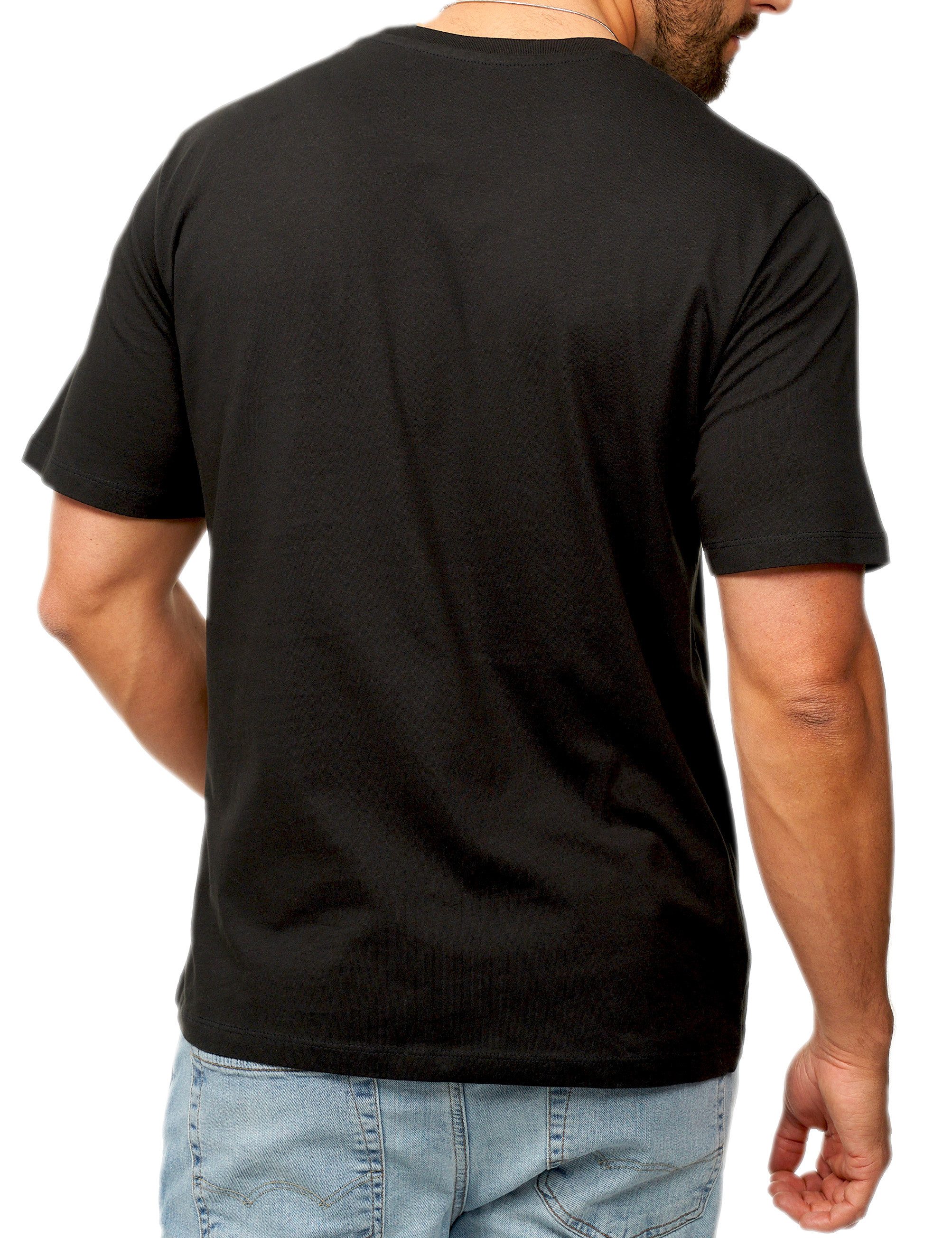 Jack & Jones T-Shirt INFINITY TEE MIT RUNDHALSAUSSCHNITT CREW NECK Herren Kurzarm Shirt aus 100% Baumwolle mit Logo Details im Modern-Fit – Bild 5 von 5
