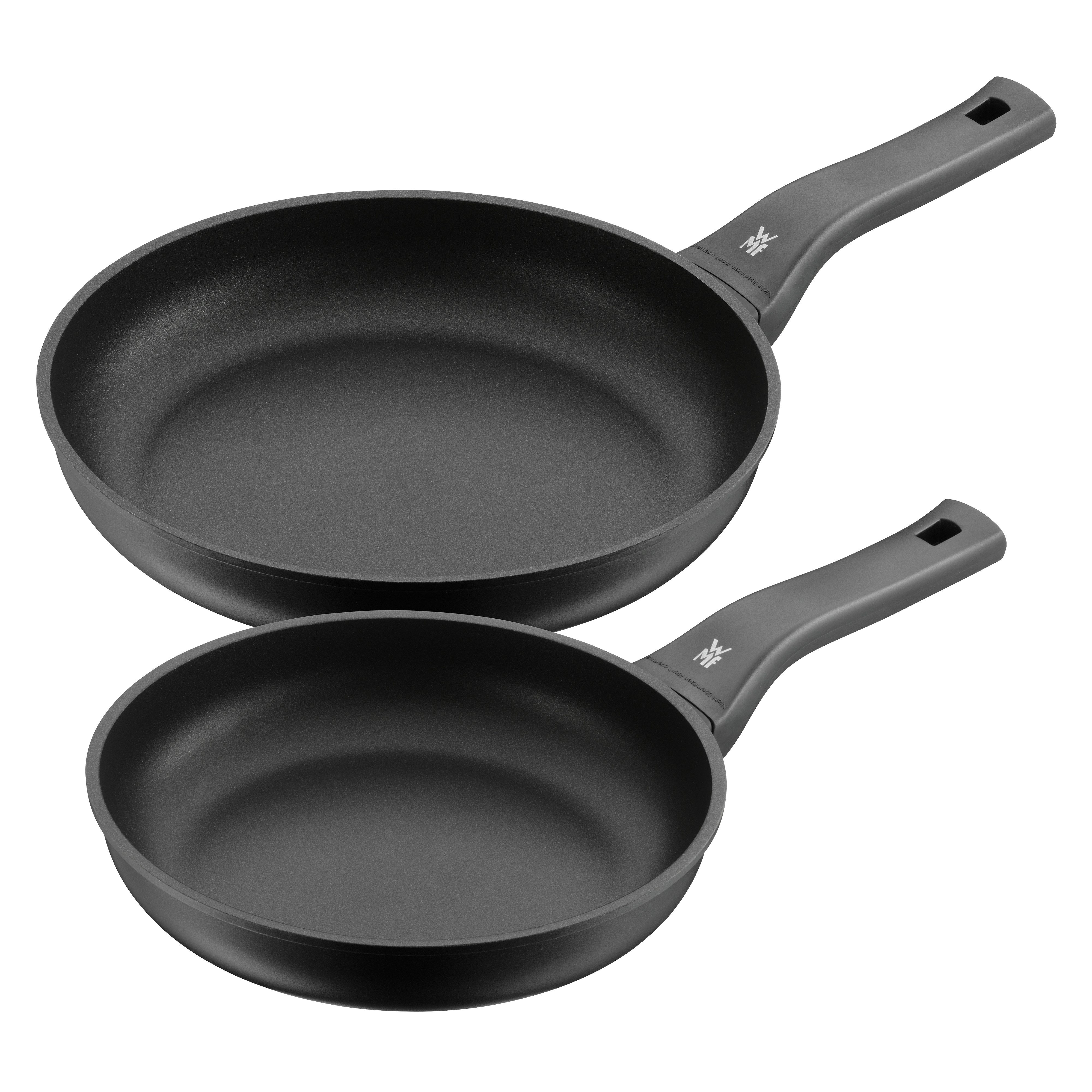 WMF Pfannen-Set PermaDur Excellent, Aluminiumguss (Set, 2-tlg), 24/28 cm, 3-Schicht Antihaftversiegelung, TransTherm-Allherdboden