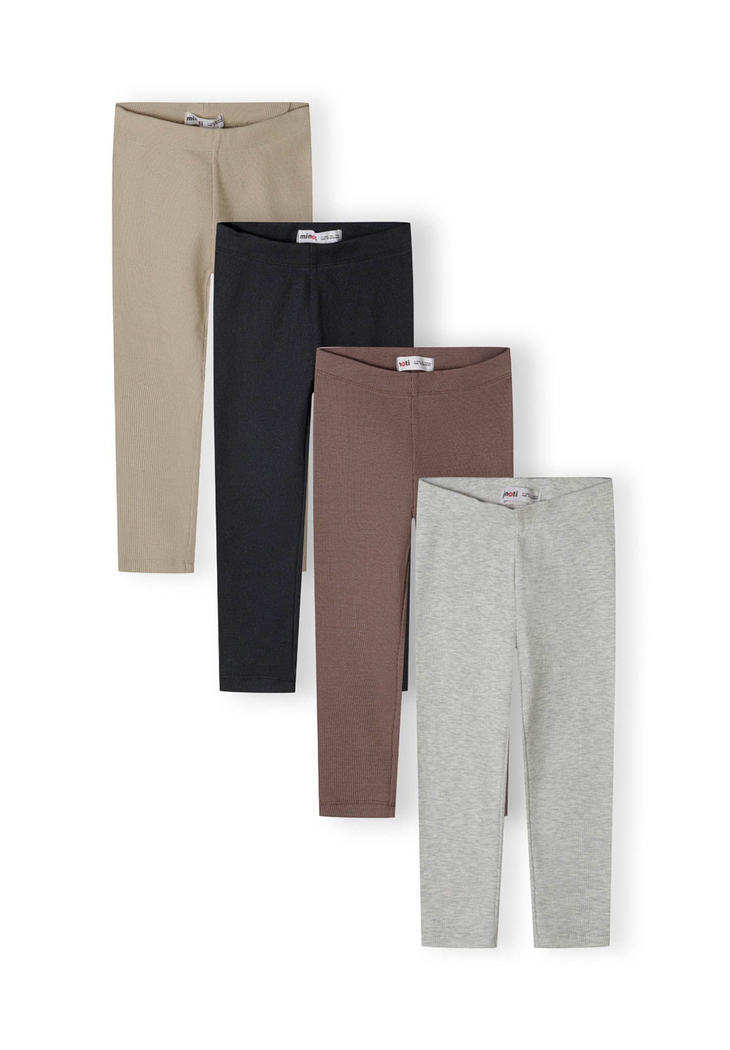 MINOTI Leggings 4er-Pack- gerippte Leggings mit elastischem Bund (9m-8y) günstig online kaufen