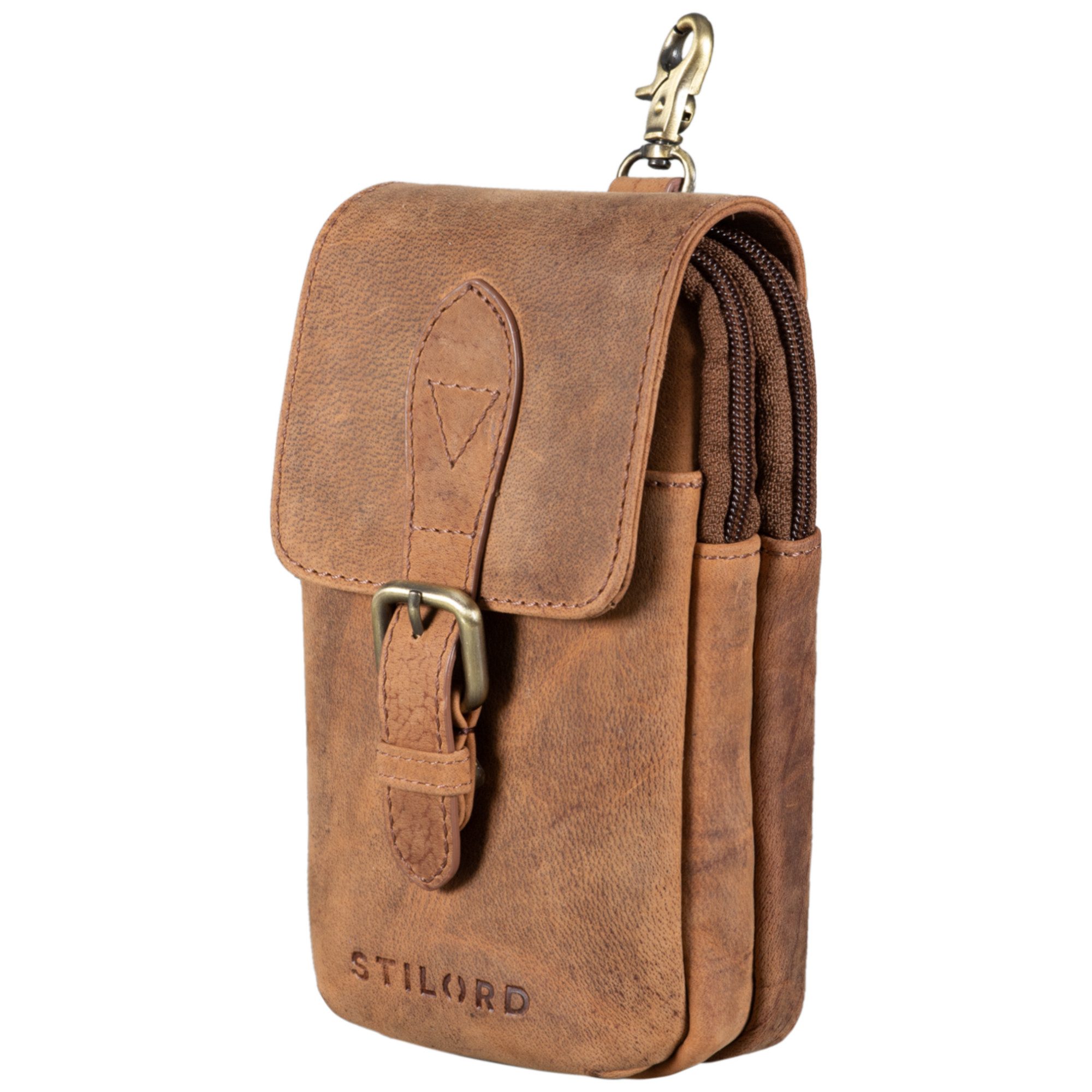 Bauchtasche "Harper" Handy Gürteltasche Leder