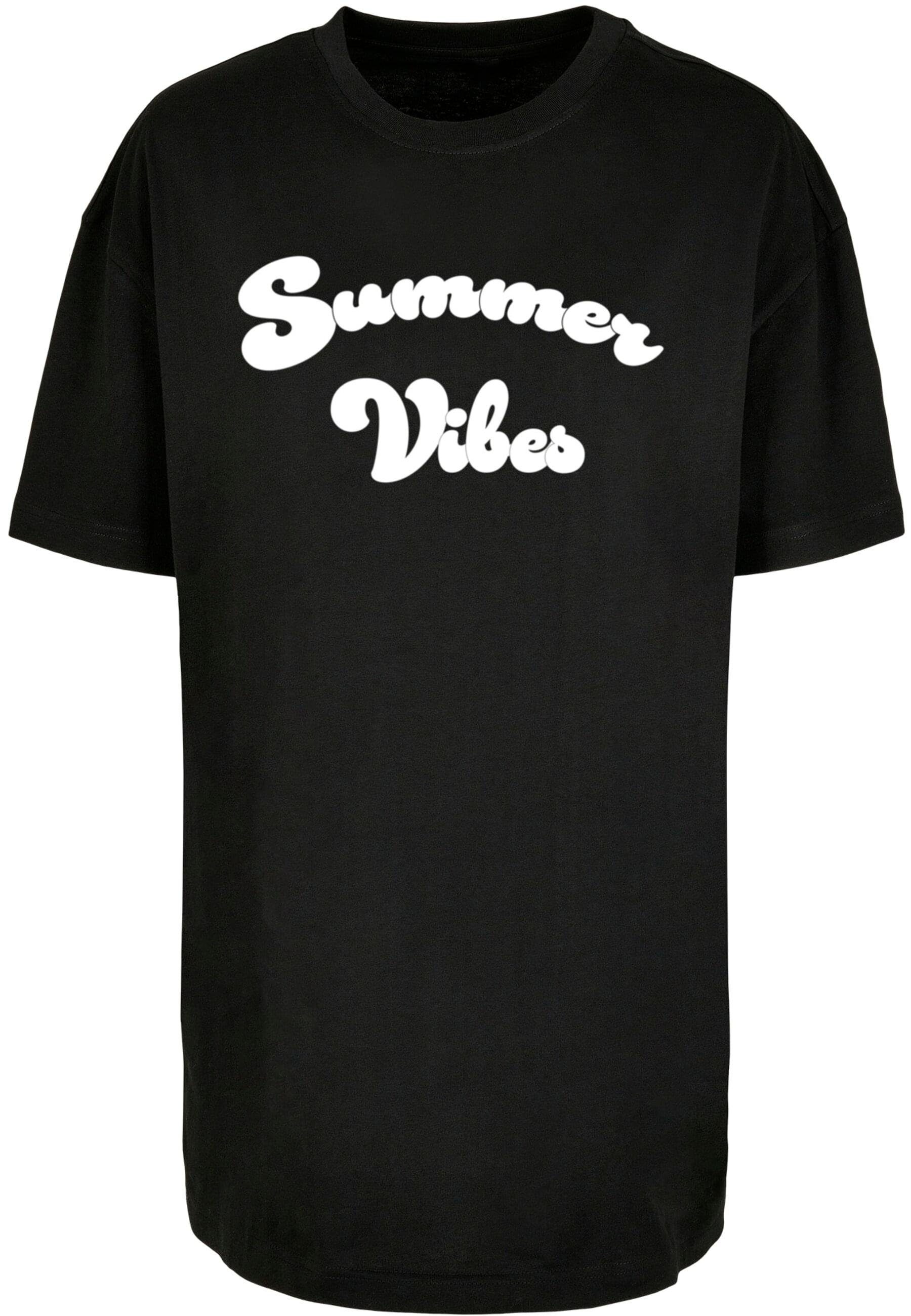 Merchcode T-Shirt Merchcode Damen Ladies Summer Vibes Oversized Boyfriend Tee (1-tlg)