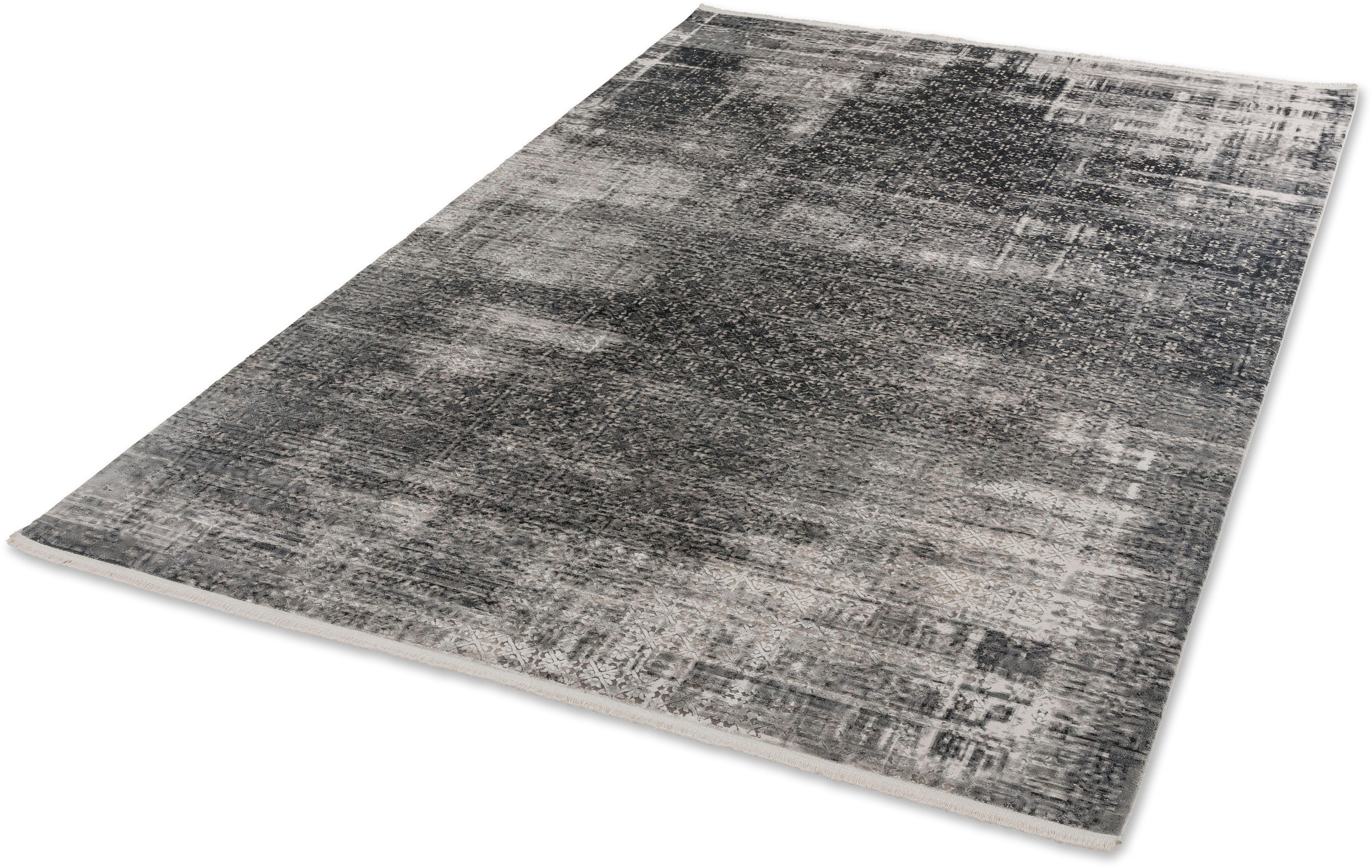 SCHÖNER WOHNEN-Kollektion Teppich Vision 211, rechteckig, Höhe: 7 mm, Viskoseteppich mit Glanz, Wohnzimmer