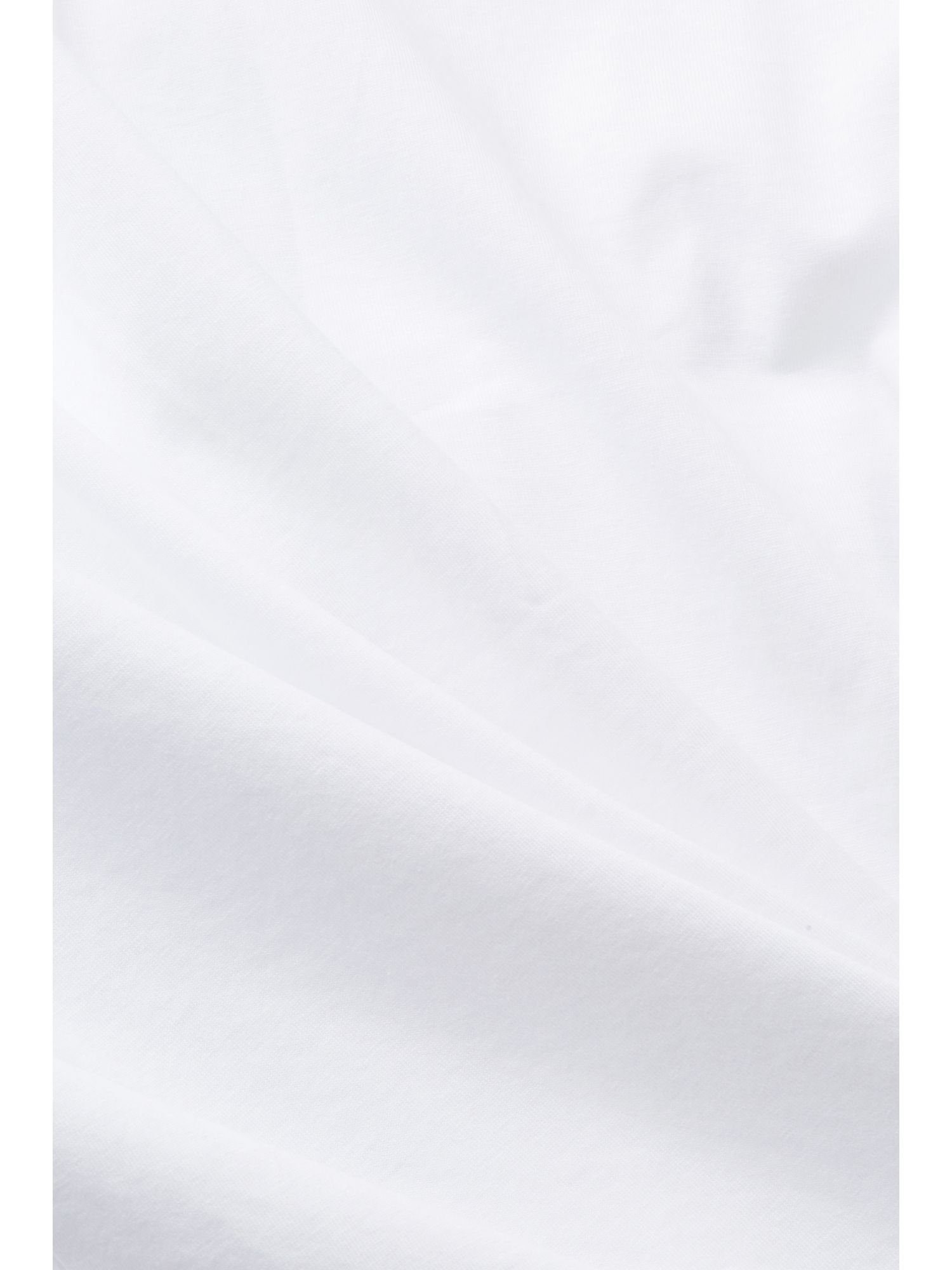 mit Print WHITE Esprit T-Shirt Baumwoll-T-Shirt (1-tlg)