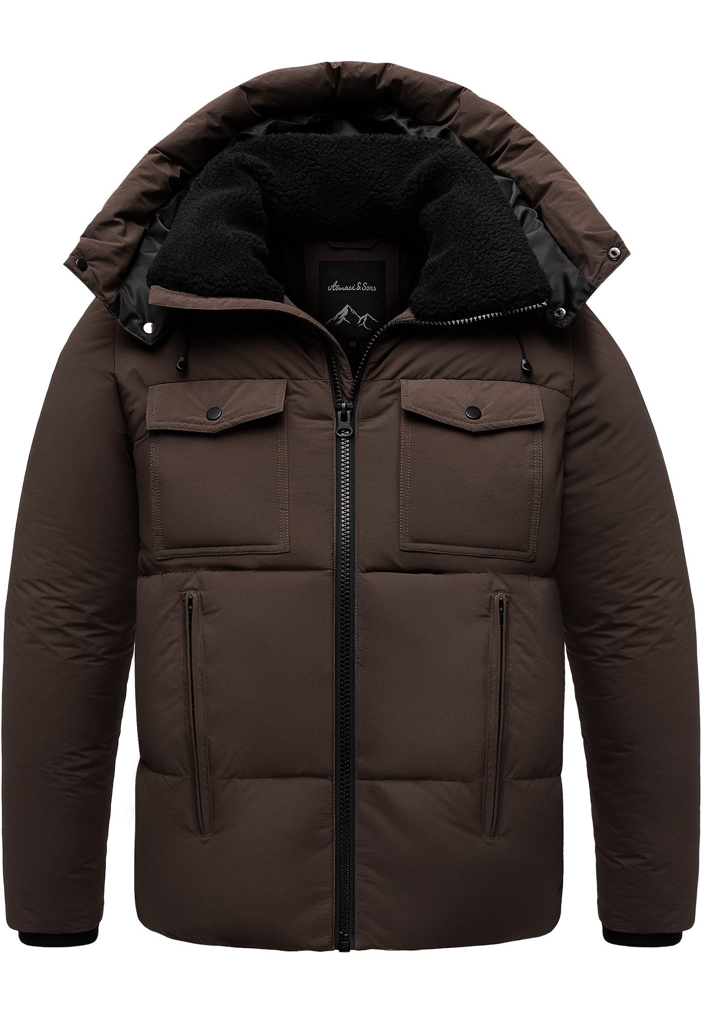 Amaci&Sons Winterjacke RENTON Winterjacke Herren Gefütterte günstig online kaufen