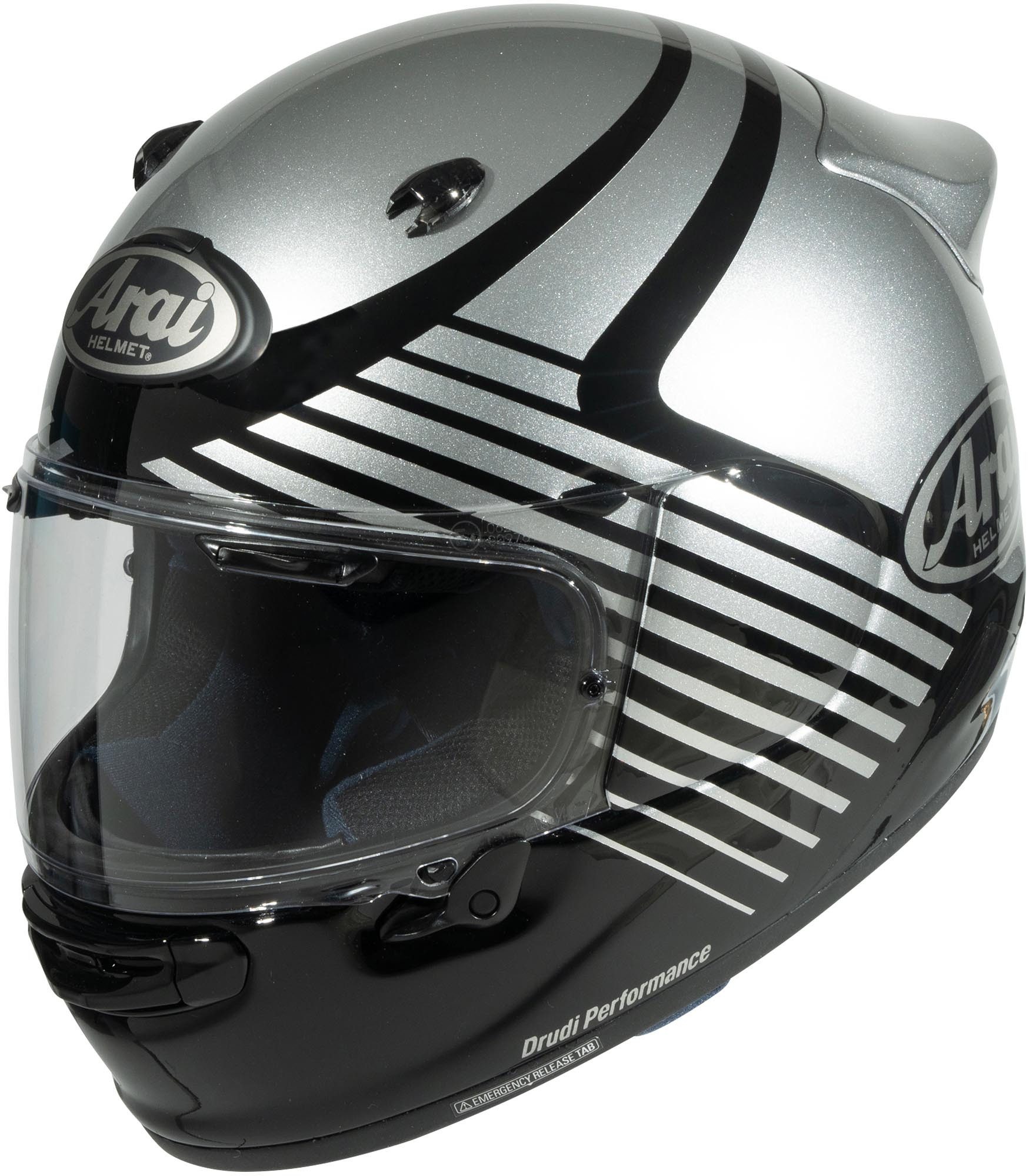 Arai Motorradhelm Quantic Flight Helm, vorbereitet für Kommunikationssystem,Notfallsystem-Polsterung (EQ