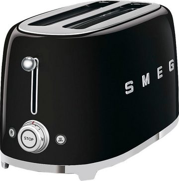 Smeg Toaster TSF02BLEU, 2 lange Schlitze, für 2 Scheiben, 1500 W