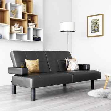 loft24 Schlafsofa Mainstays, Bezug aus Kunstleder, Länge 181 cm, Schlafsofa mit Armlehne