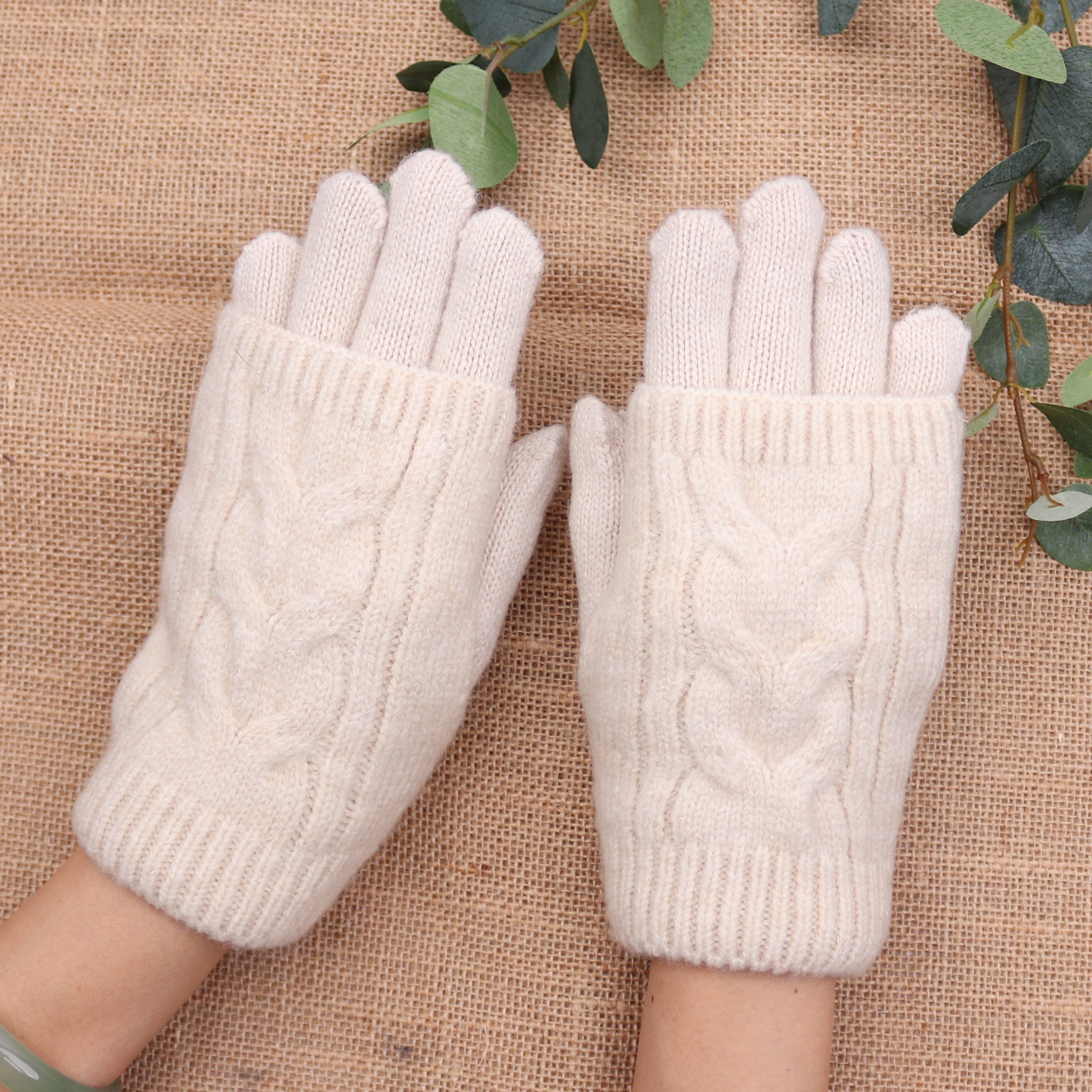 MIRROSI Strickhandschuhe Damen Handschuhe 2 in günstig online kaufen
