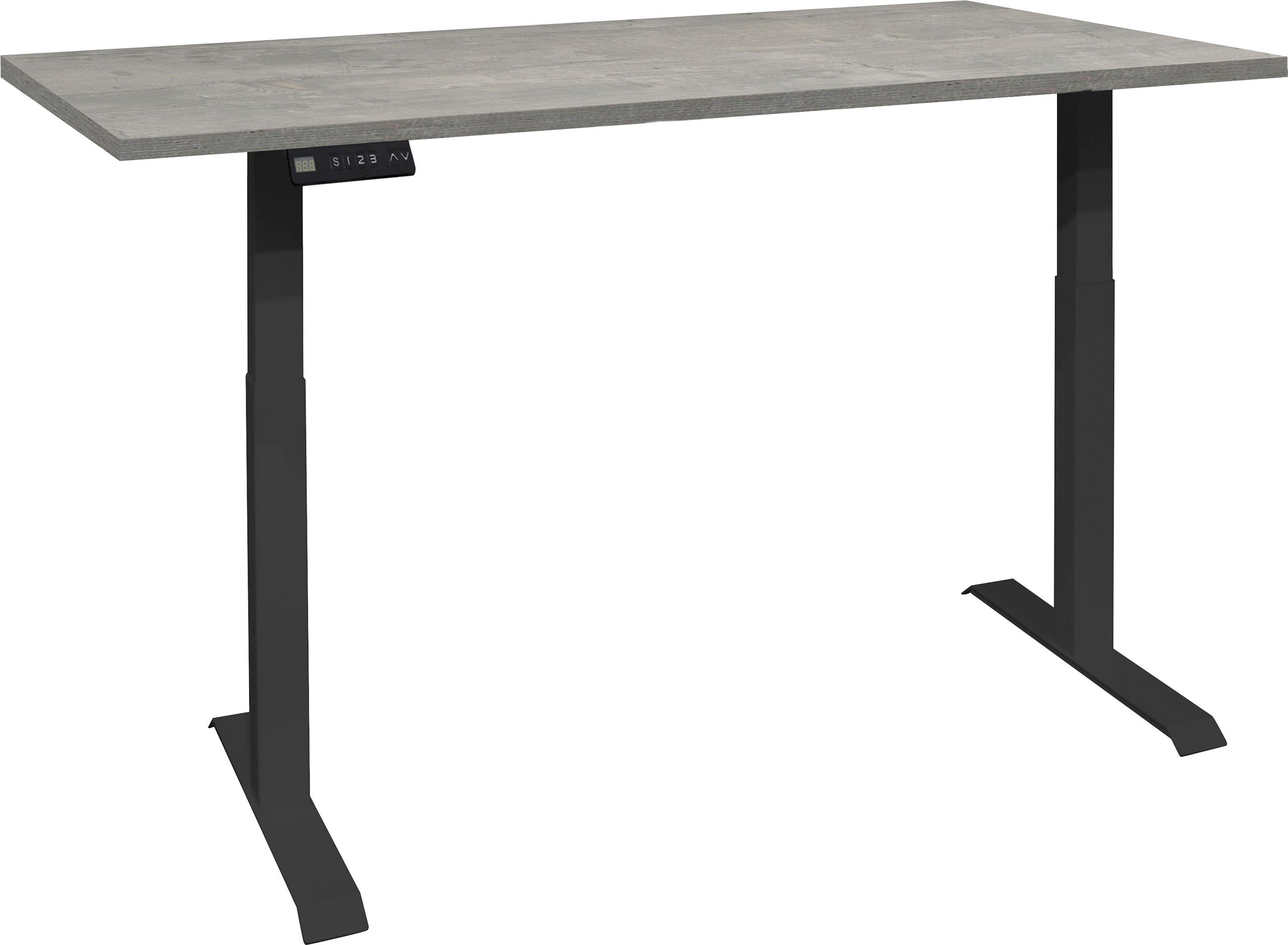 Mäusbacher Schreibtisch Big System Office, Breite 140 cm, elektrisch höhenverstellbar
