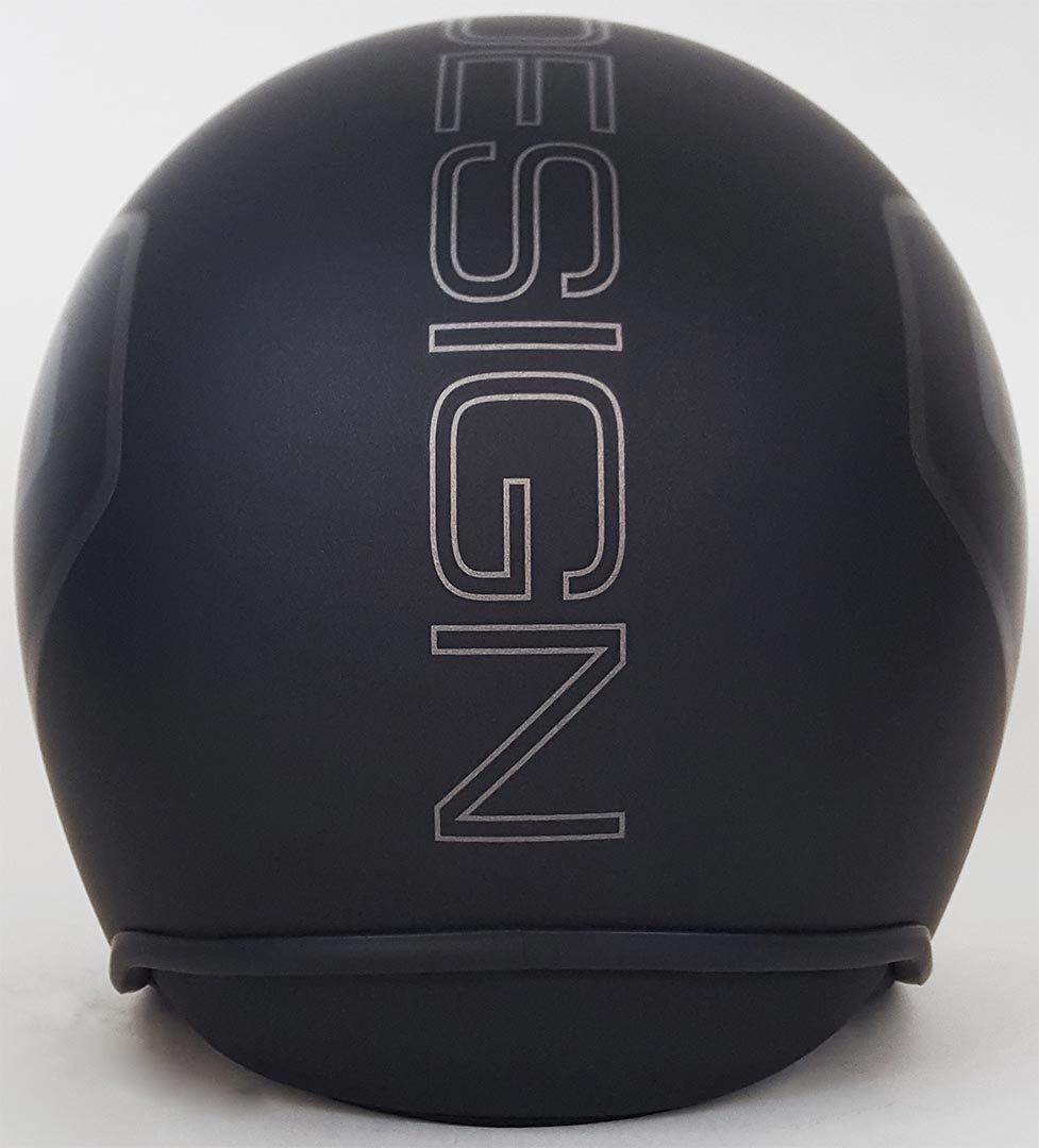 Momo Motorradhelm Raptor Jethelm Schwarz Matt / Dunkel Silber, integriertes Sonnenvisier