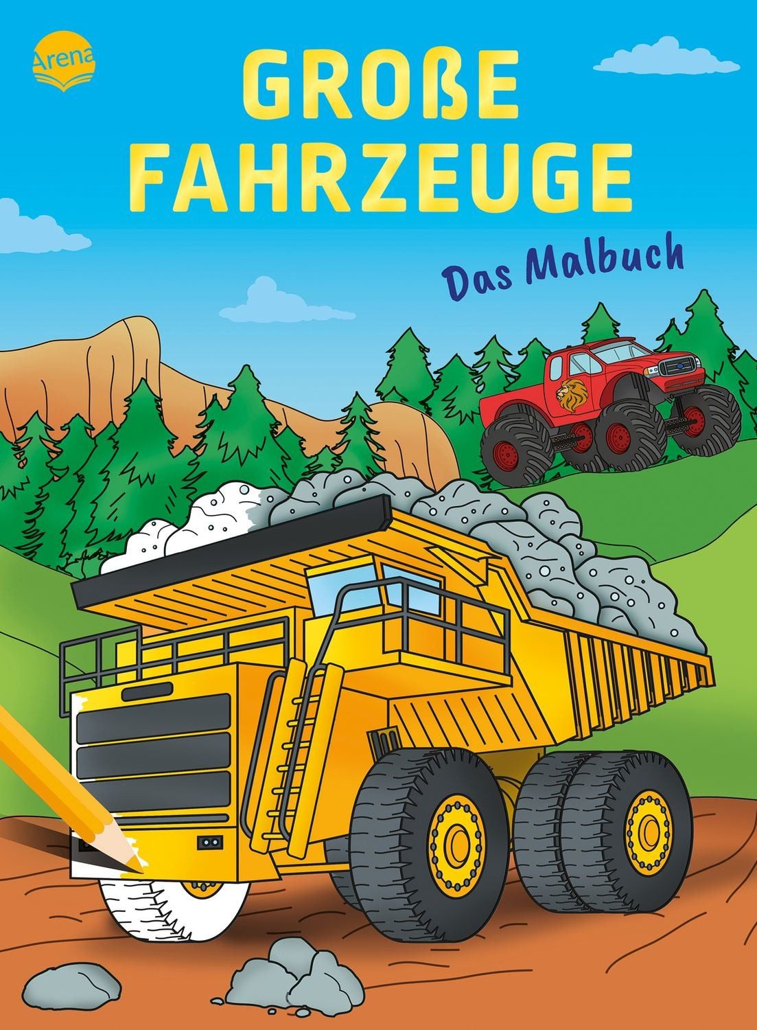 Das Malbuch. Große Fahrzeuge / Gunter Segers