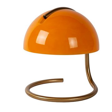 click-licht Tischleuchte Tischleuchte Cato in Orange und Gold-matt E27, keine Angabe, Leuchtmittel enthalten: Nein, warmweiss, Tischleuchte, Nachttischlampe, Tischlampe