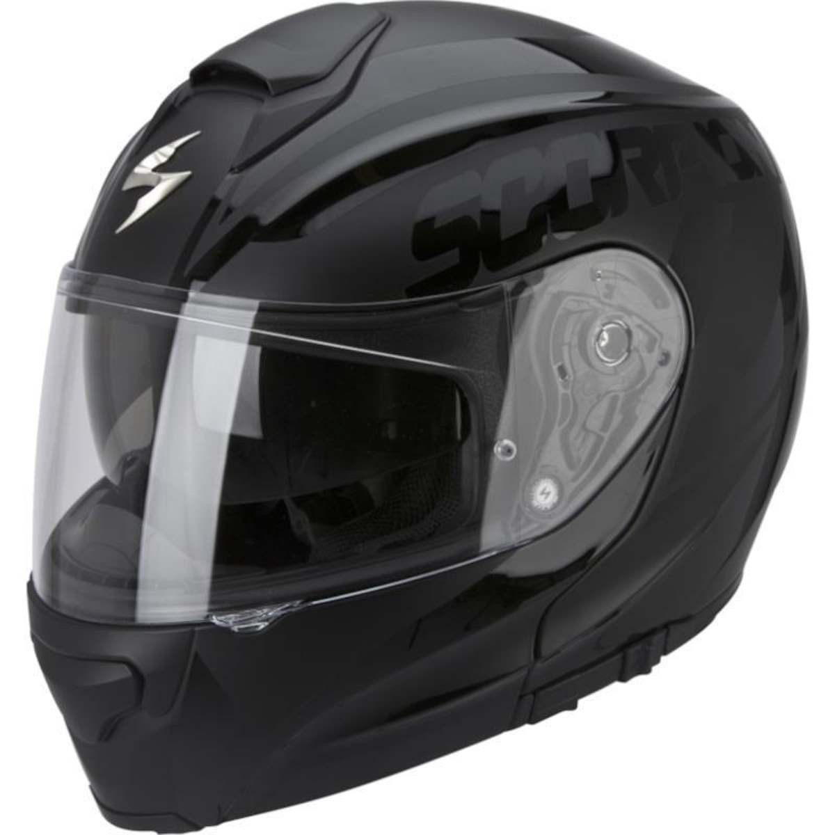 Scorpion Exo Motorradhelm Scorpion Exo-3000 Air Serenity Klapphelm Matt-Schwarz / Glänzend (1er Set)