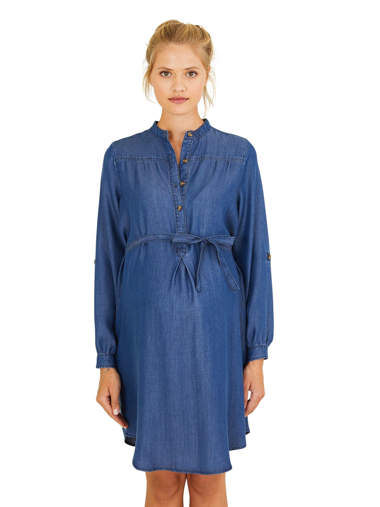 Umstandskleid Umstandskleid aus leichtem Denim