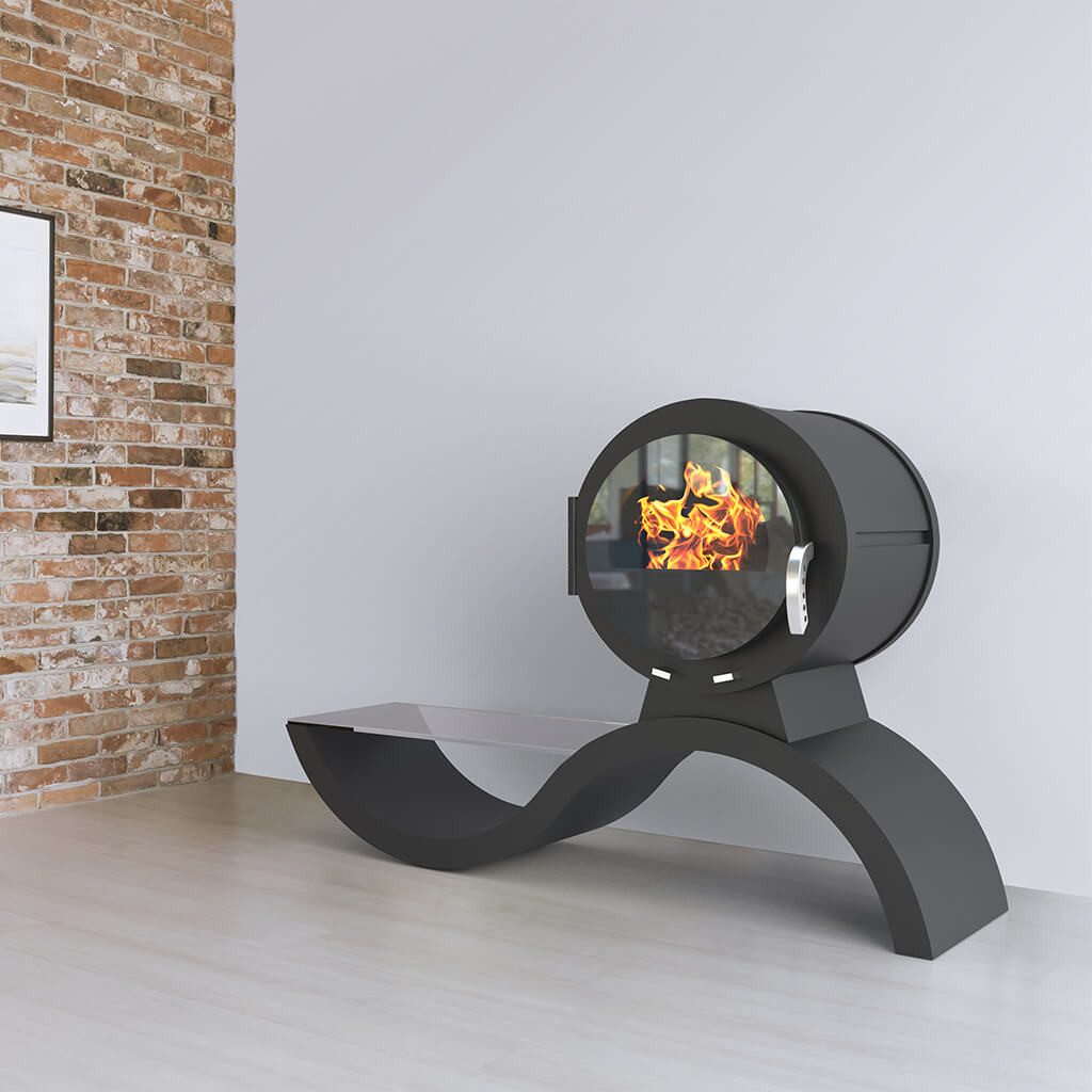 Kanuk Kaminofen Kaminofen Kanuk® WAVE, 8 kW
