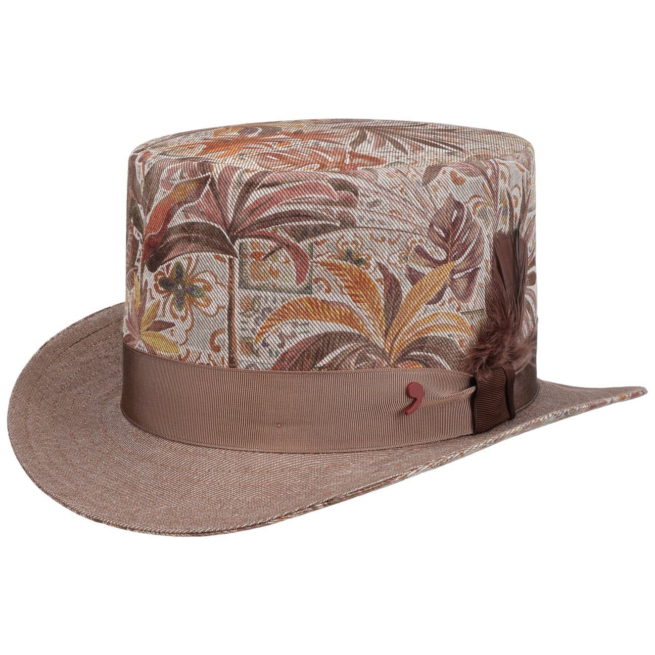 Alfonso D´Este Sonnenhut (1-St) Baumwollhut mit Futter, Made in Italy