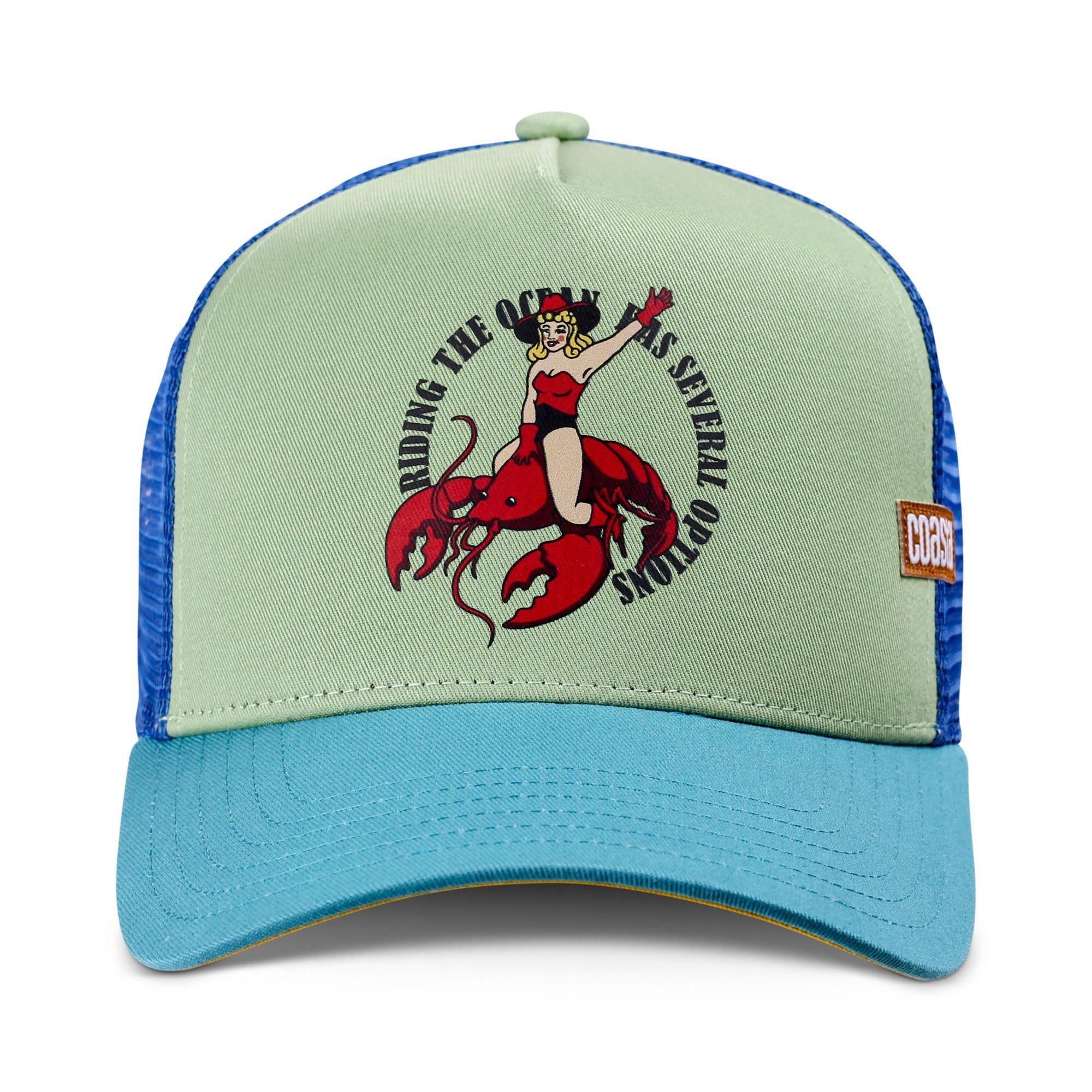 Coastal Trucker Cap Coastal HFT Trucker Cap Cowgirl Option "olive/blue" (Basecap, Meshcap, Trucker Kappe)