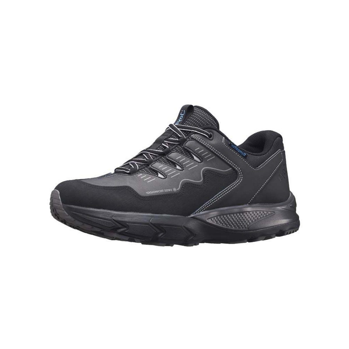 Freizeit Schnürer für Herren in schwarz Sneaker