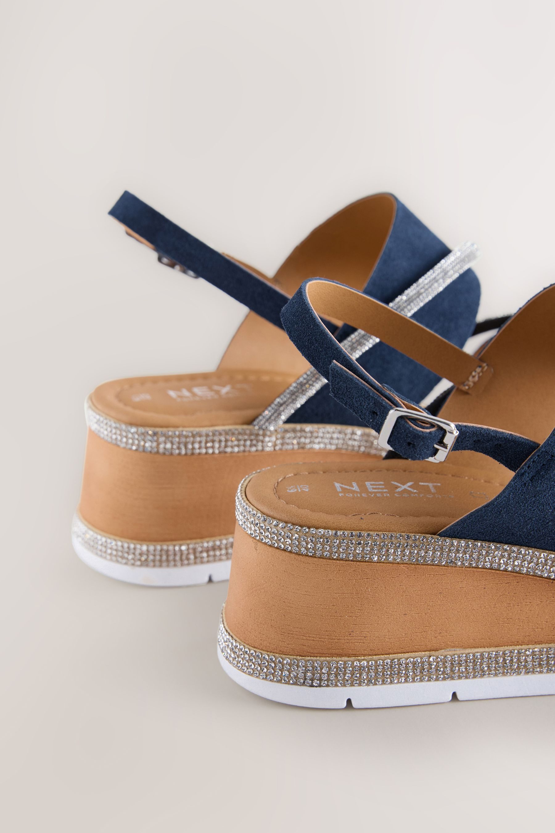 Next Forever Comfort® Leder-Slingbacks, extra weit Slingsandale (1-tlg) günstig online kaufen