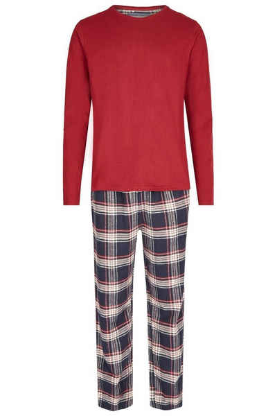 Phil & Co. Schlafanzug FLANELL Pyjamahose Schlafanzughose, warme Pyjama Schlafanzug