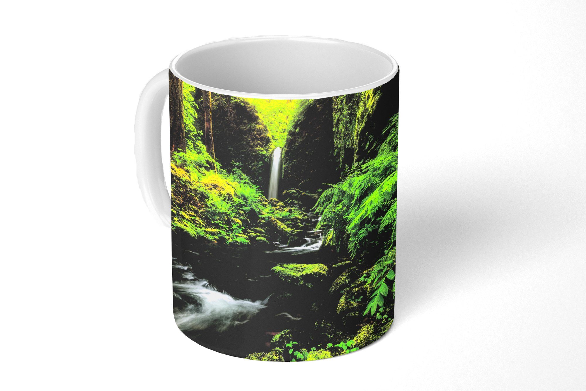 MuchoWow Tasse Schönes Bild vom Dschungel, Keramik, Kaffeetassen, Teetasse, Becher, Teetasse, Geschenk