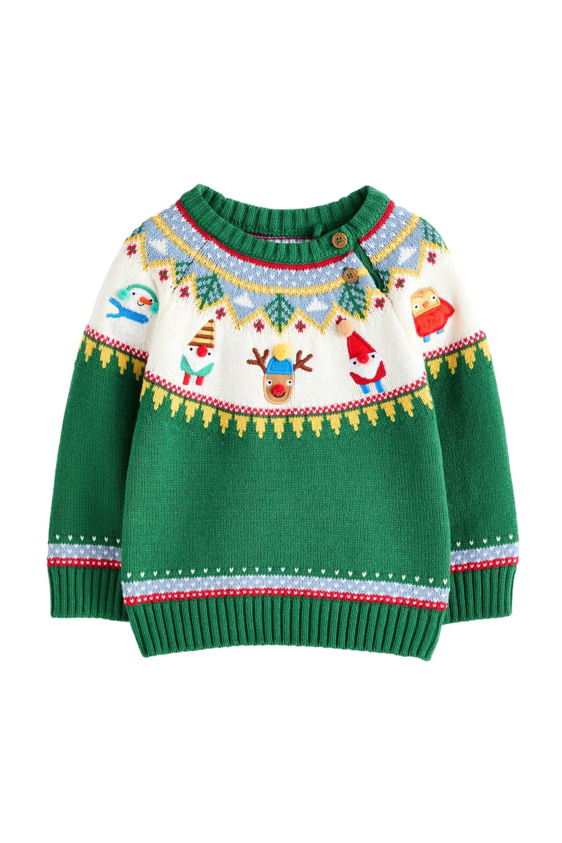 Next Rundhalspullover Weihnachtspullover mit Rundhalsausschnitt (1tlg)