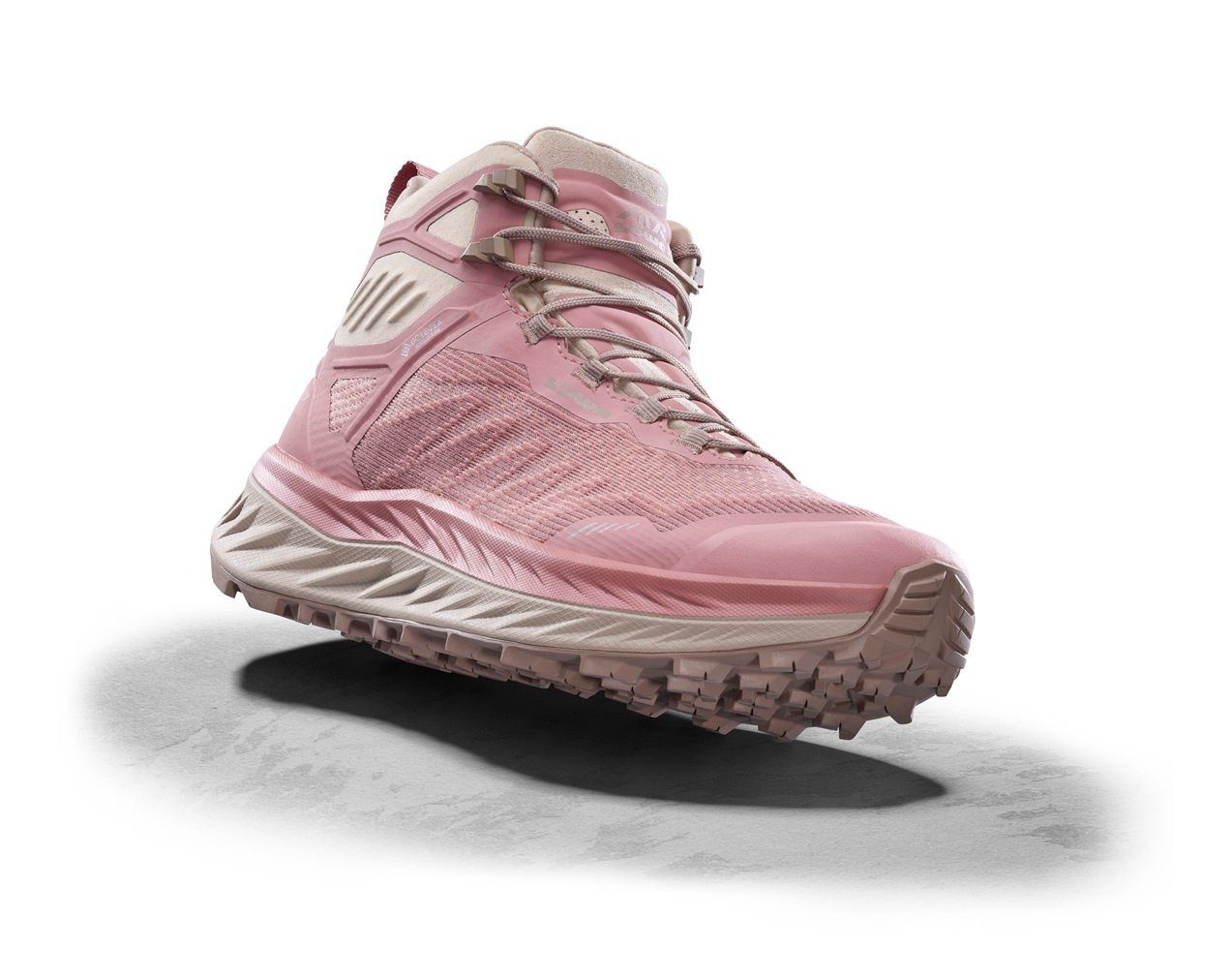 Lowa Fortux GTX QC (Speed-Hiking, wasserdicht) rosa/creme Damen Laufschuh