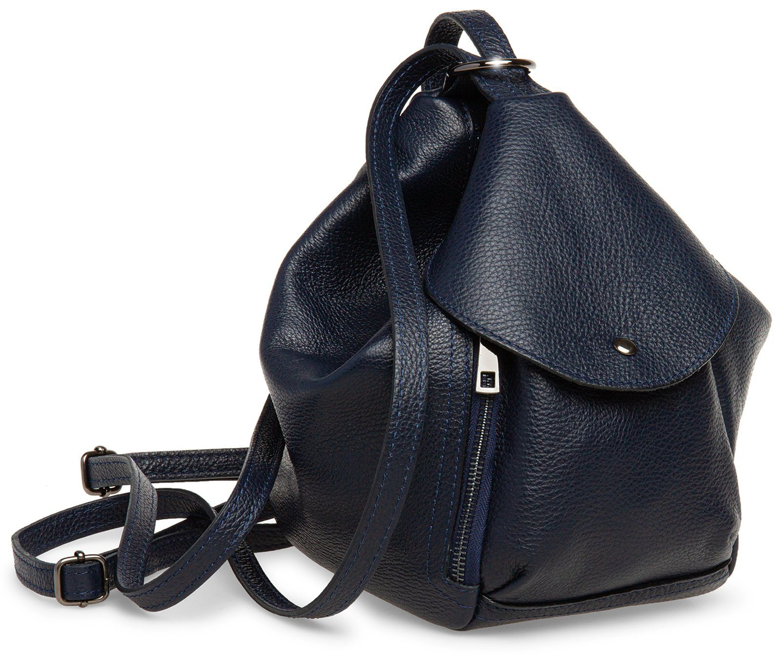 Caspar Cityrucksack 2in1 Leder Schultertasche Damen günstig online kaufen