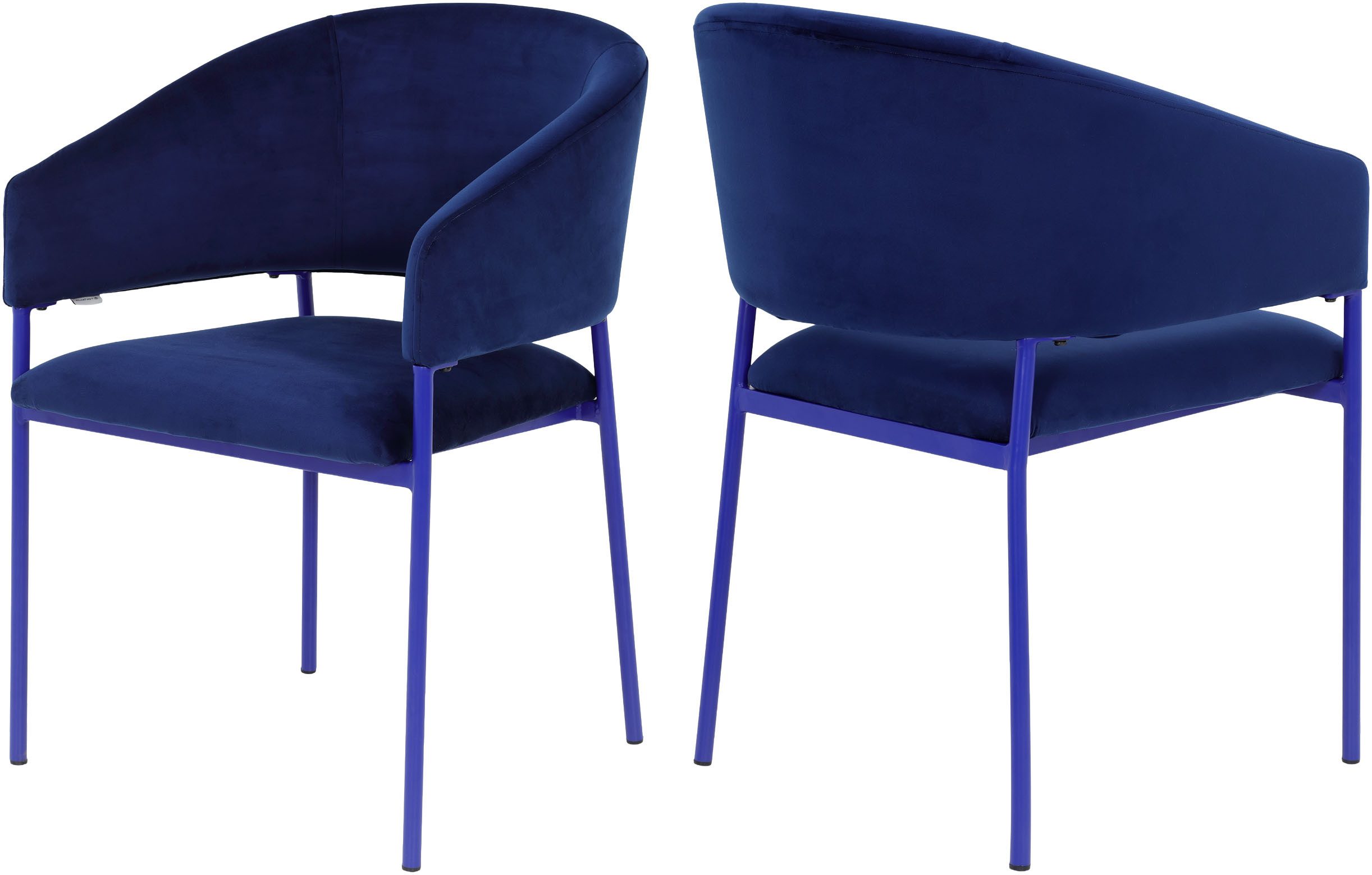 TOM TAILOR HOME Armlehnstuhl EMBRACE ARMCHAIR (Set, 2 St), Esszimmerstuhl, mit Armlehnen, 4-Fußgestell, Rückenausschnitt