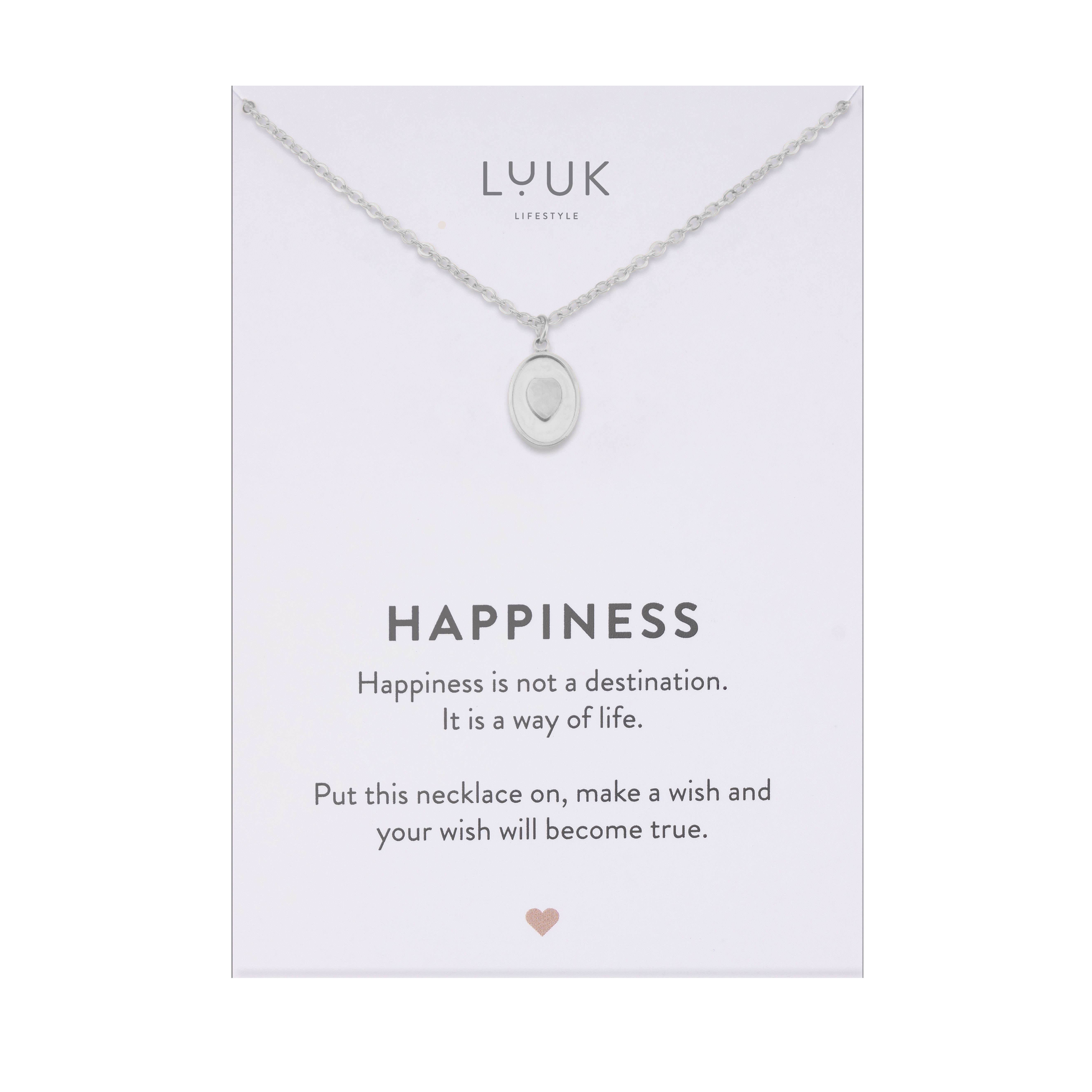 LUUK LIFESTYLE Kette mit Anhänger Herz günstig online kaufen
