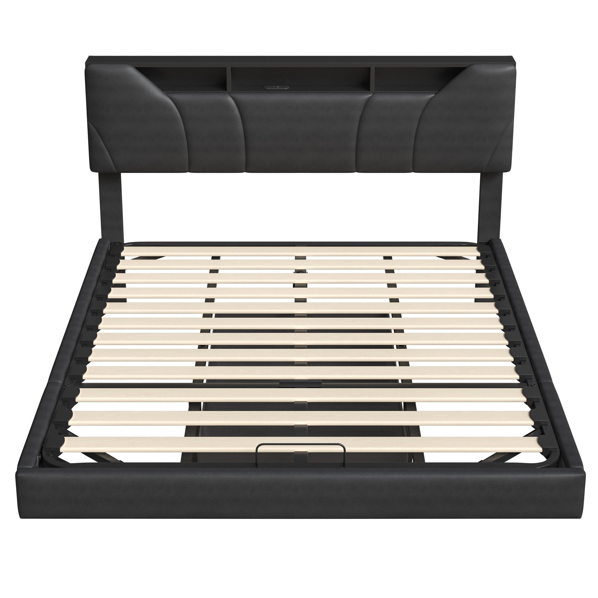 Furnishings Home Polsterbett Polsterbett Stauraumbett Doppelbett LED, PUsto günstig online kaufen