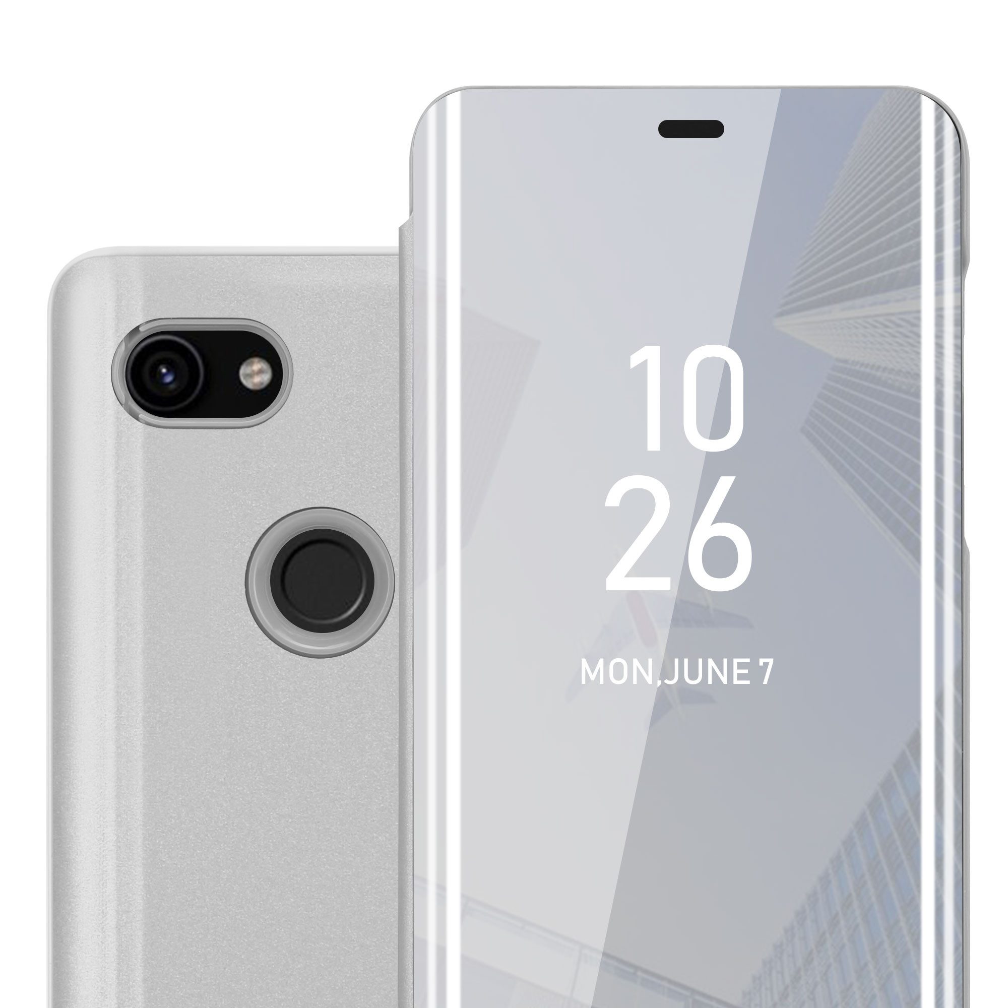 Cadorabo Handyhülle für Google PIXEL 3A XL Hülle Google PIXEL 3A XL, Klappbare Handy Schutzhülle - Hülle - mit Standfunktion und Kartenfach