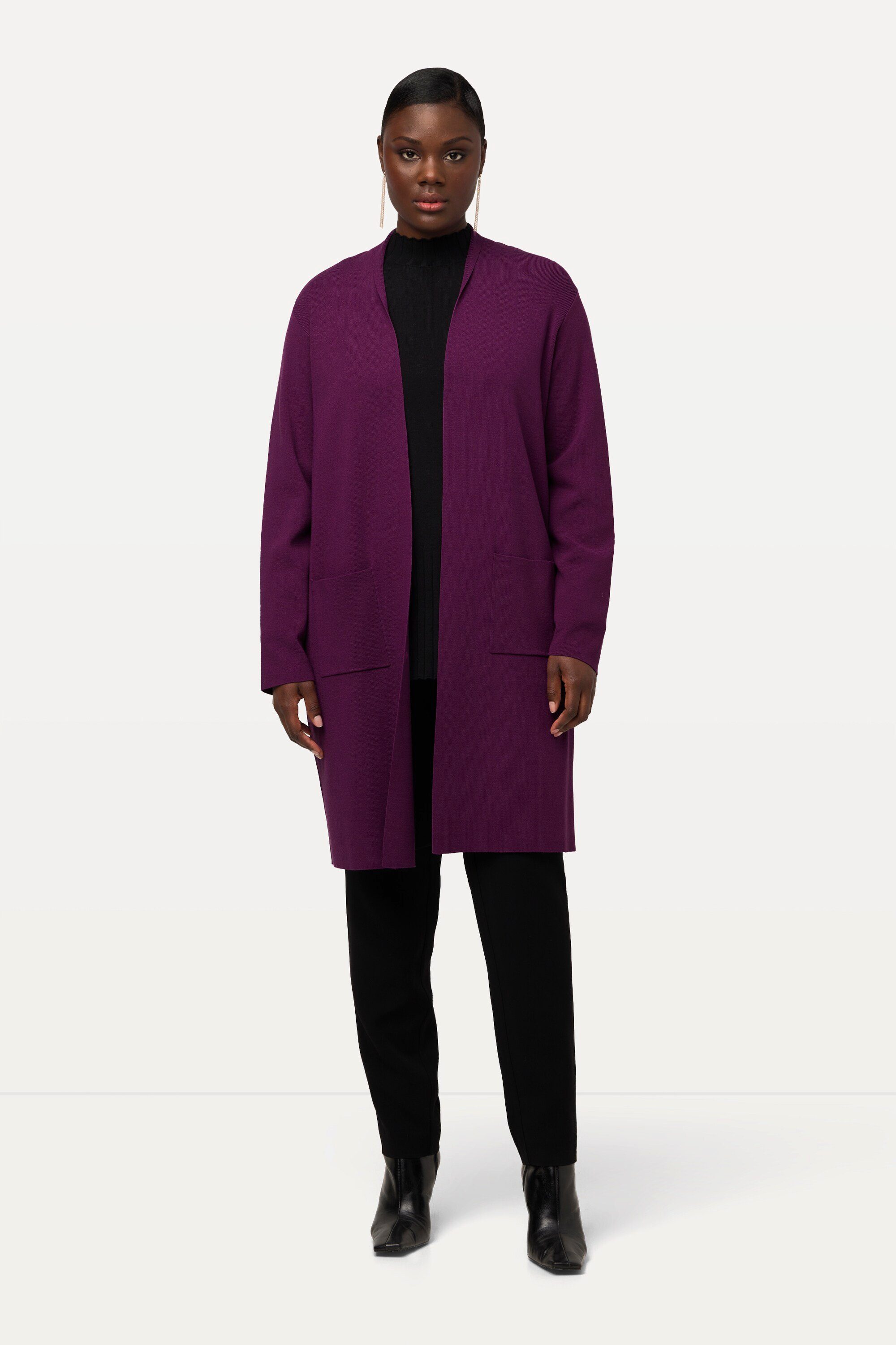 Ulla Popken Langjacke Strickjacke lange offene günstig online kaufen