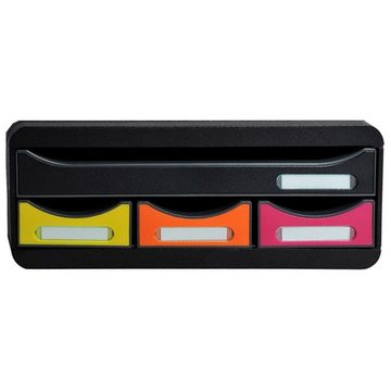 EXACOMPTA Schubladenbox Schubladenbox Toolbox mit 4 Laden Harlequin