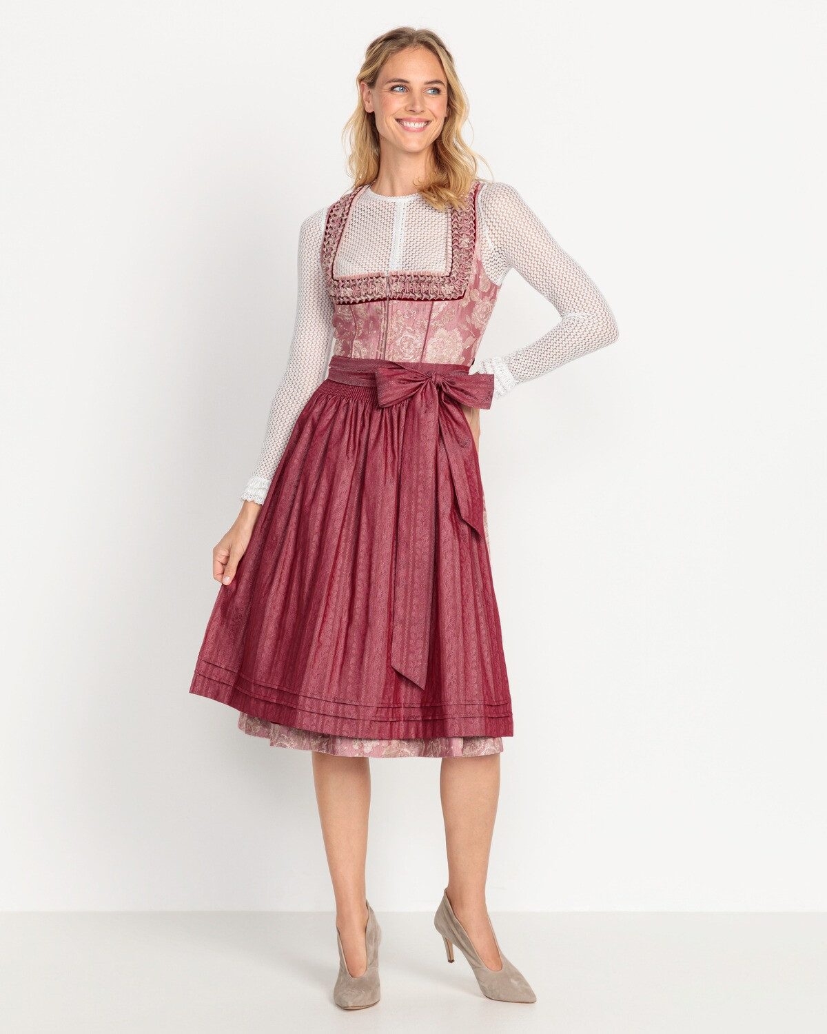 KRÜGER COLLECTION Dirndl Midi-Dirndl