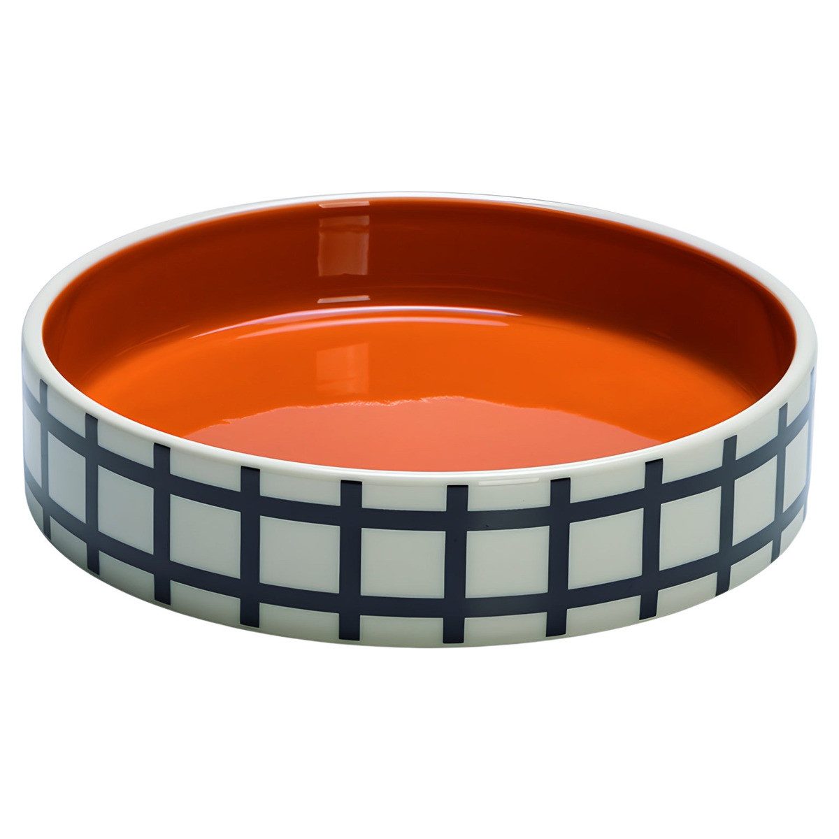 Beeztees Futternapf Katzennapf Babs aus Keramik schwarz/weiß