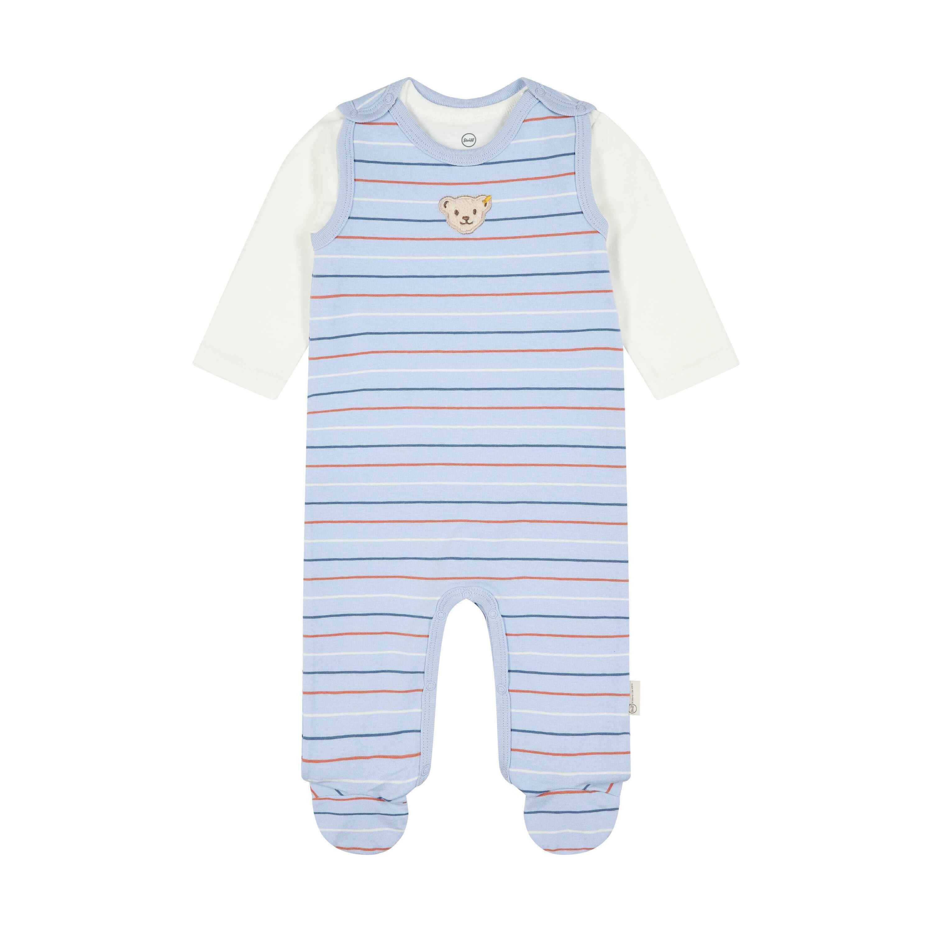 Steiff Strampler Set Strampler + T-Shirt langarm Baby Wellness