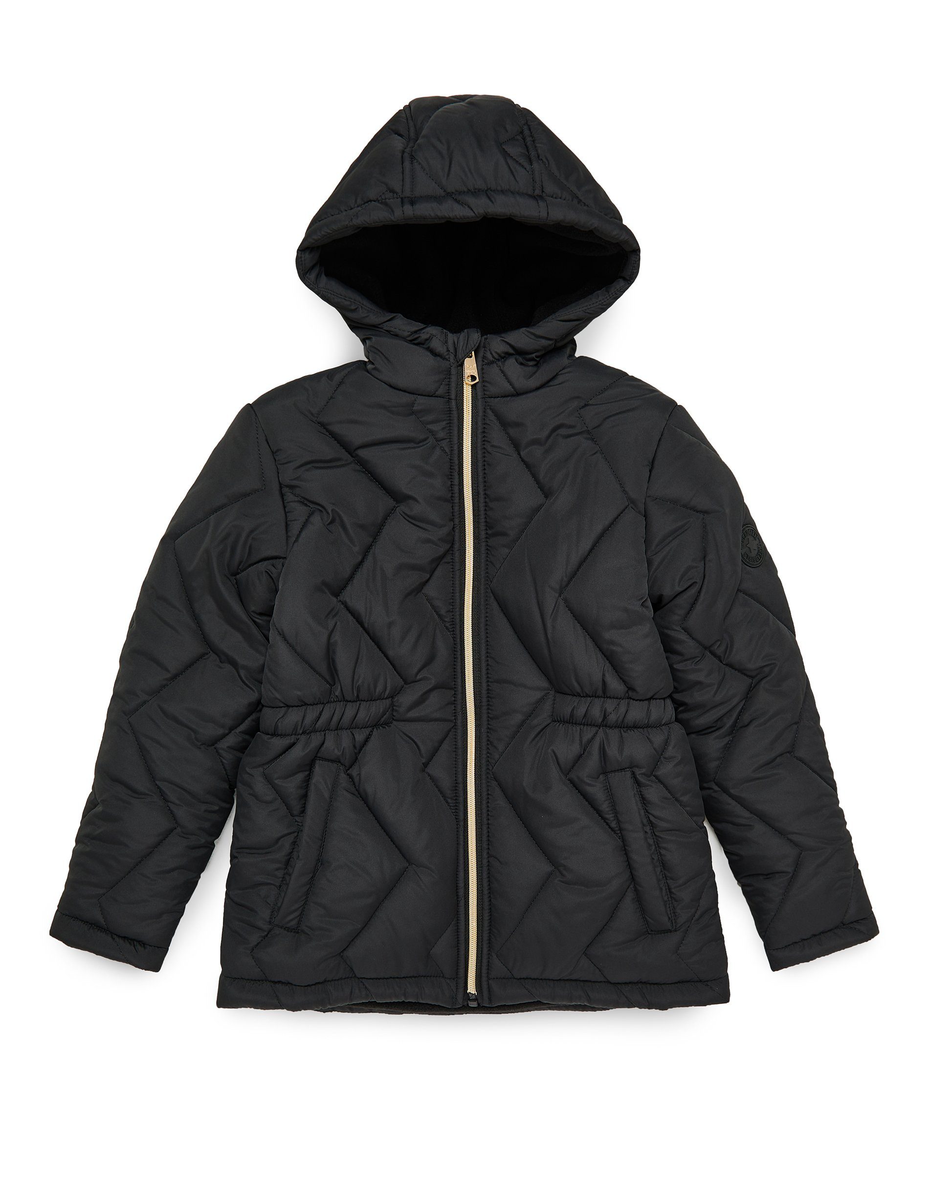 Threadgirls schwarz Quilted Hooded Black- THB Winterjacke Ziggy Jacket