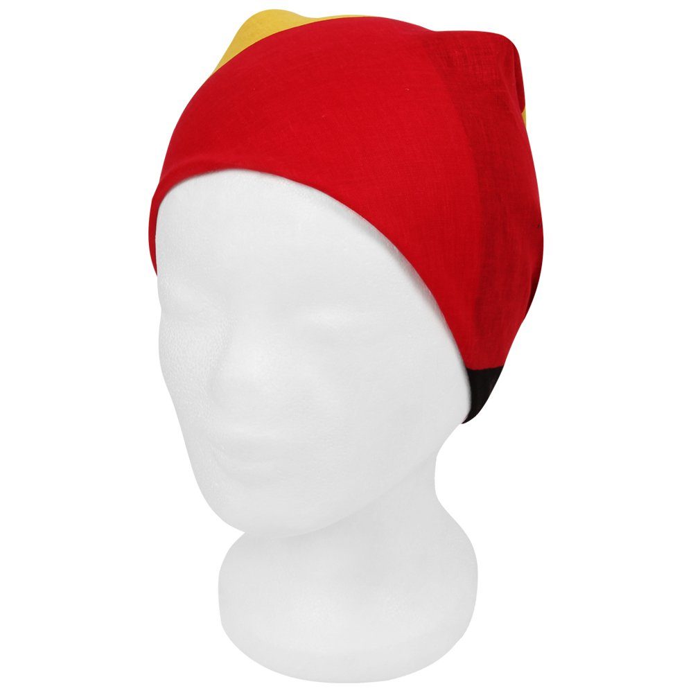 Goodman Design Bandana Kopftuch Halstuch Multifunktionstuch: Deutschland Flagge, 100% Baumwolle