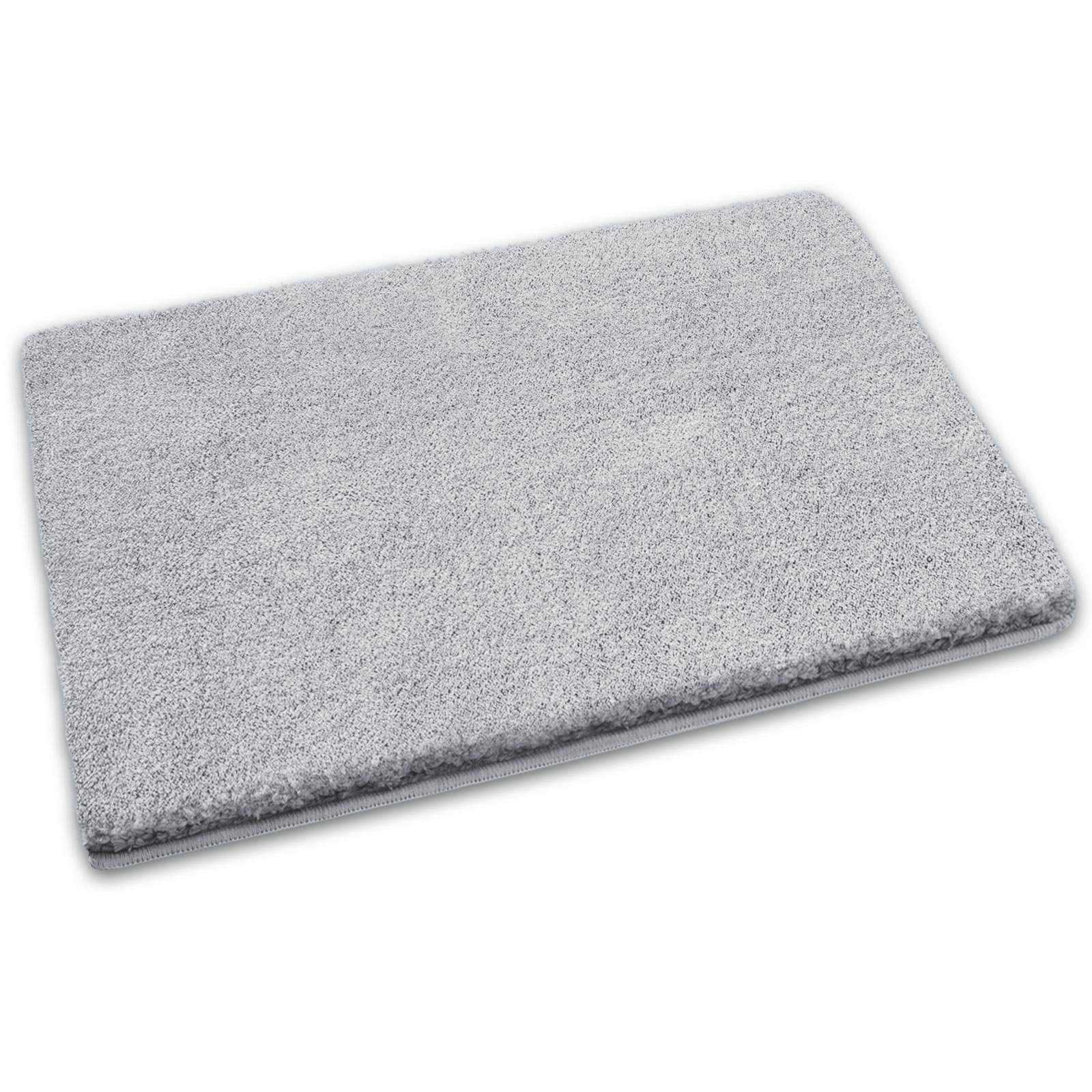 Karat Badematte Karat Hazy, In vielen attraktiven Farben + Größen, Höhe 30 mm, rutschhemmende Latexbeschichtung, waschmaschinenfest, Polyester, extra weiche Mikrofaser