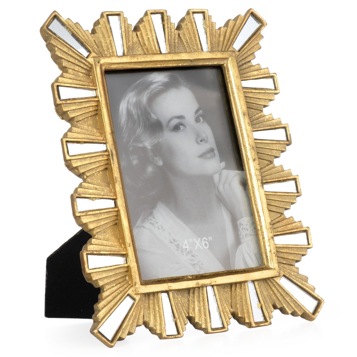 Moritz Bilderrahmen Antik Ornament Spiegel klein, Fotorahmen Antik Verziert Ornamente Bilderhalter