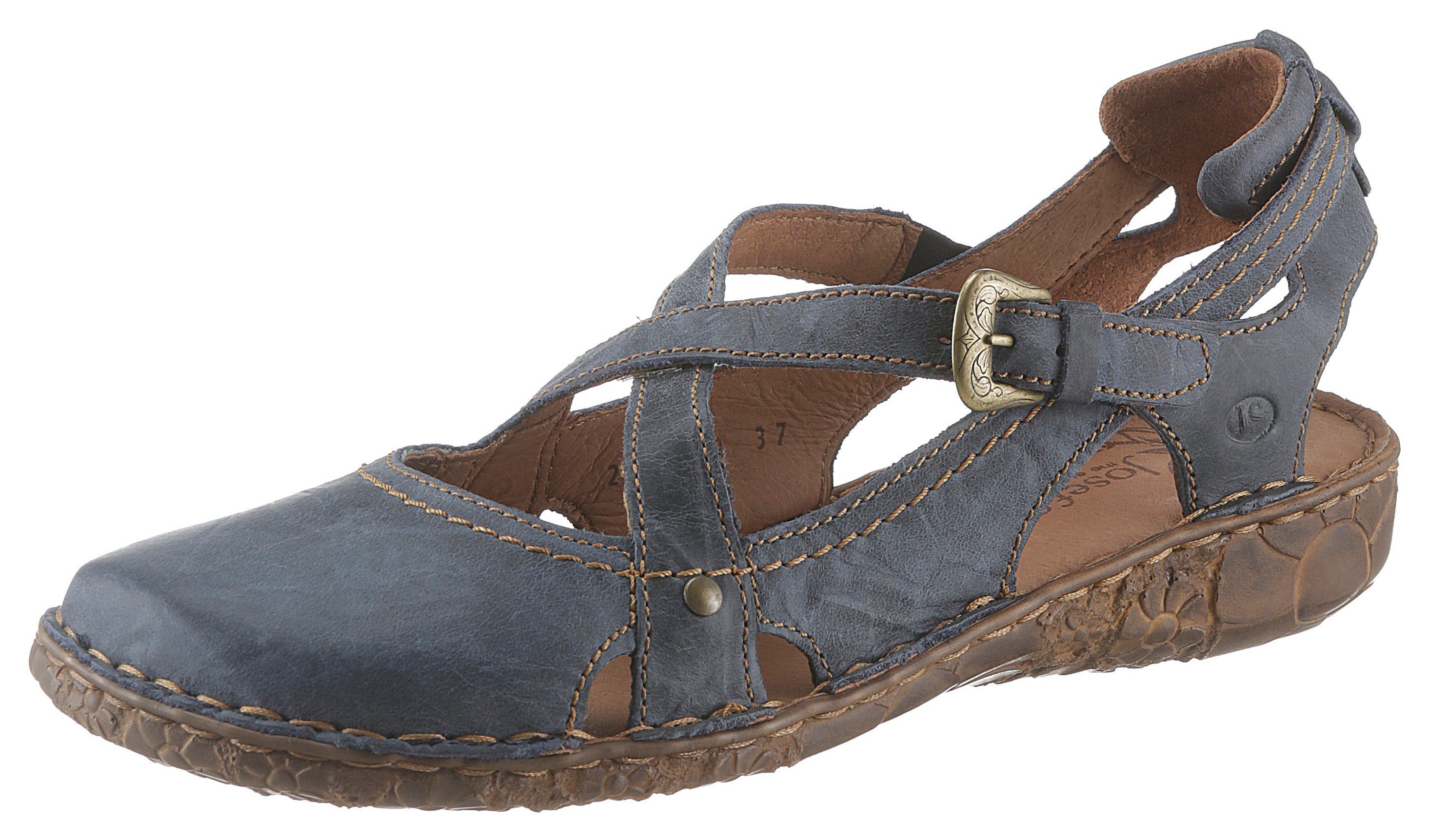 Josef Seibel Rosalie Sandale im jeansblau Used-Look