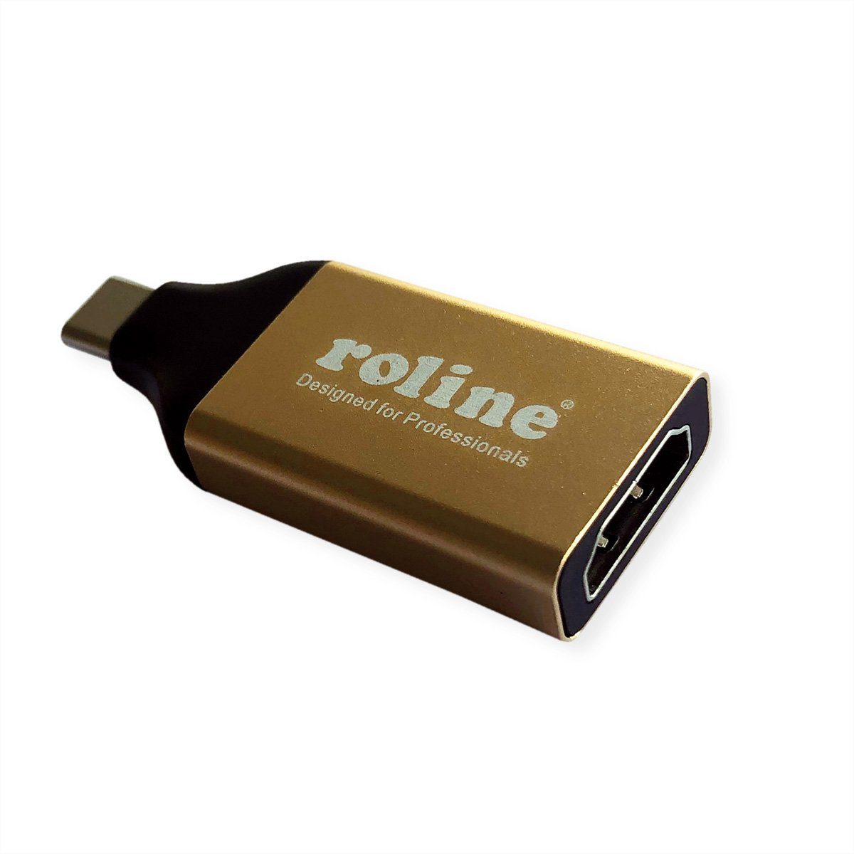 GOLD Adapter USB Typ C - HDMI, ST/BU Audio- & Video-Adapter