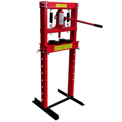 vidaXL Drehmaschine Hydraulische Werkstattpresse mit 12 t Pressdruck