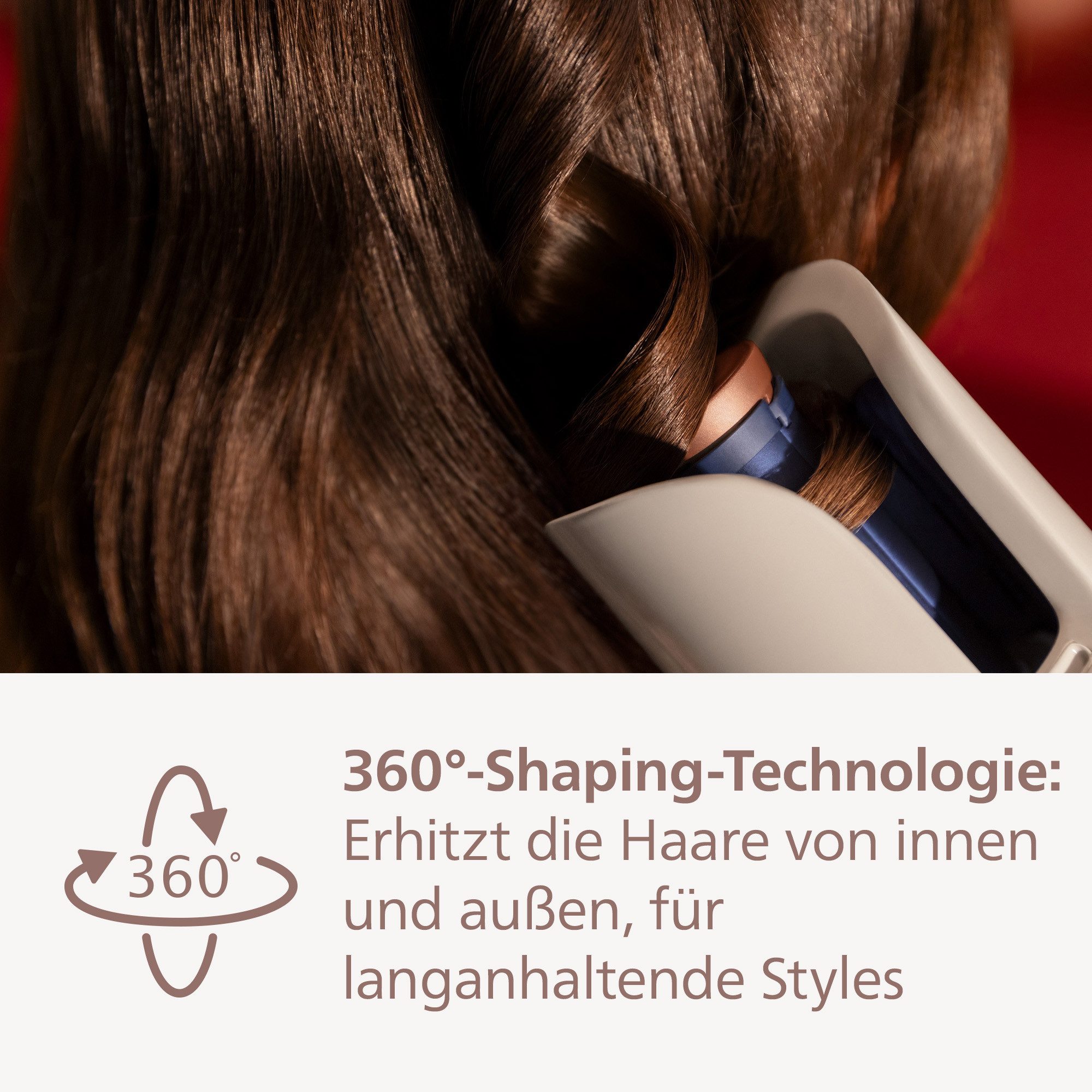 Philips Haarstyler WavePro Styler Series 9000 BHB968/00, Keramik mit Keratin, mit 5 verschiedenen Styles, Ionisierungsfunktion, inkl. Reinigungsset