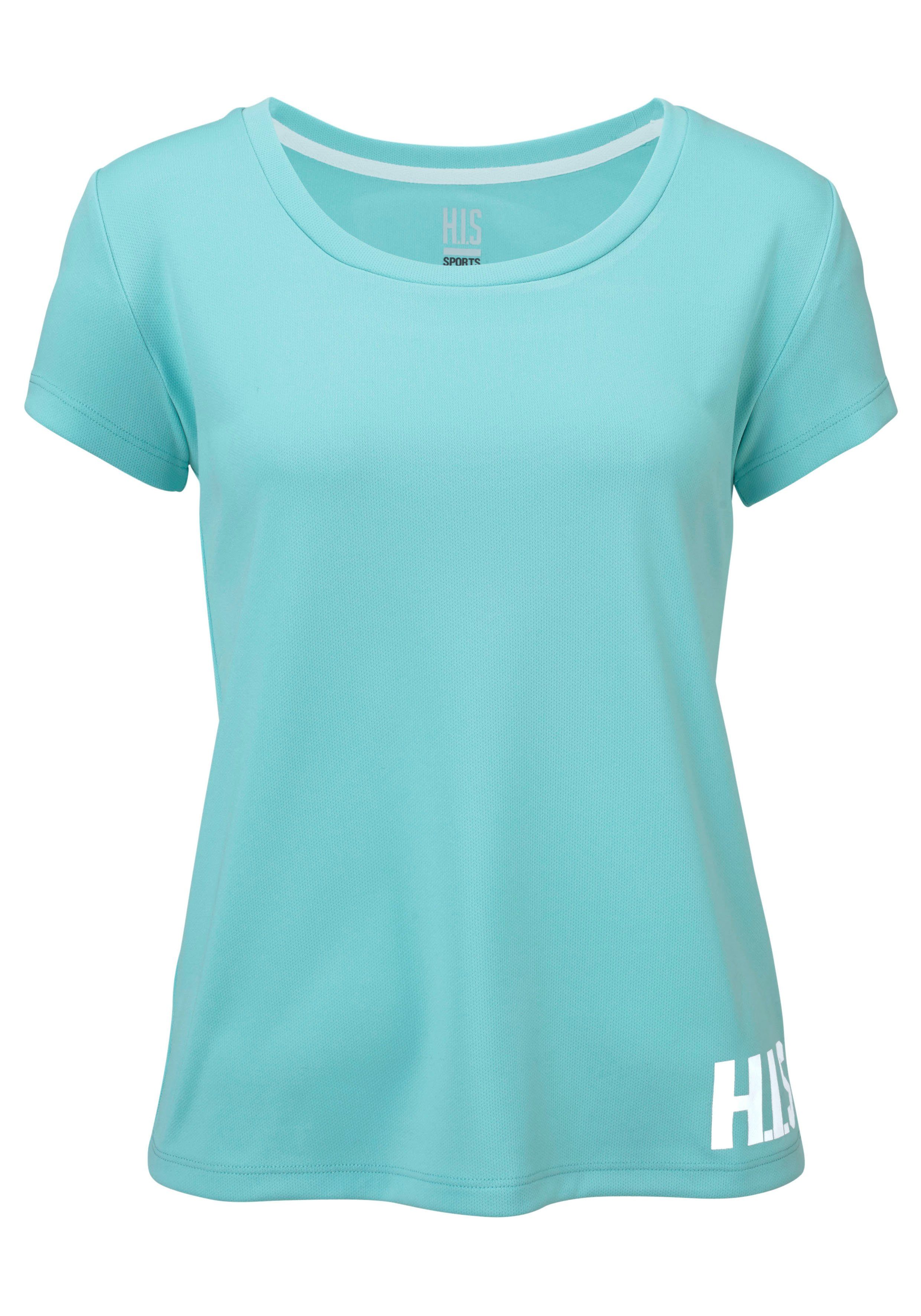 H.I.S Funktionsshirt (Spar-Set, 2er-Pack) figurbetonter Schnitt, sportlicher Look, mit trendigem Logodruck